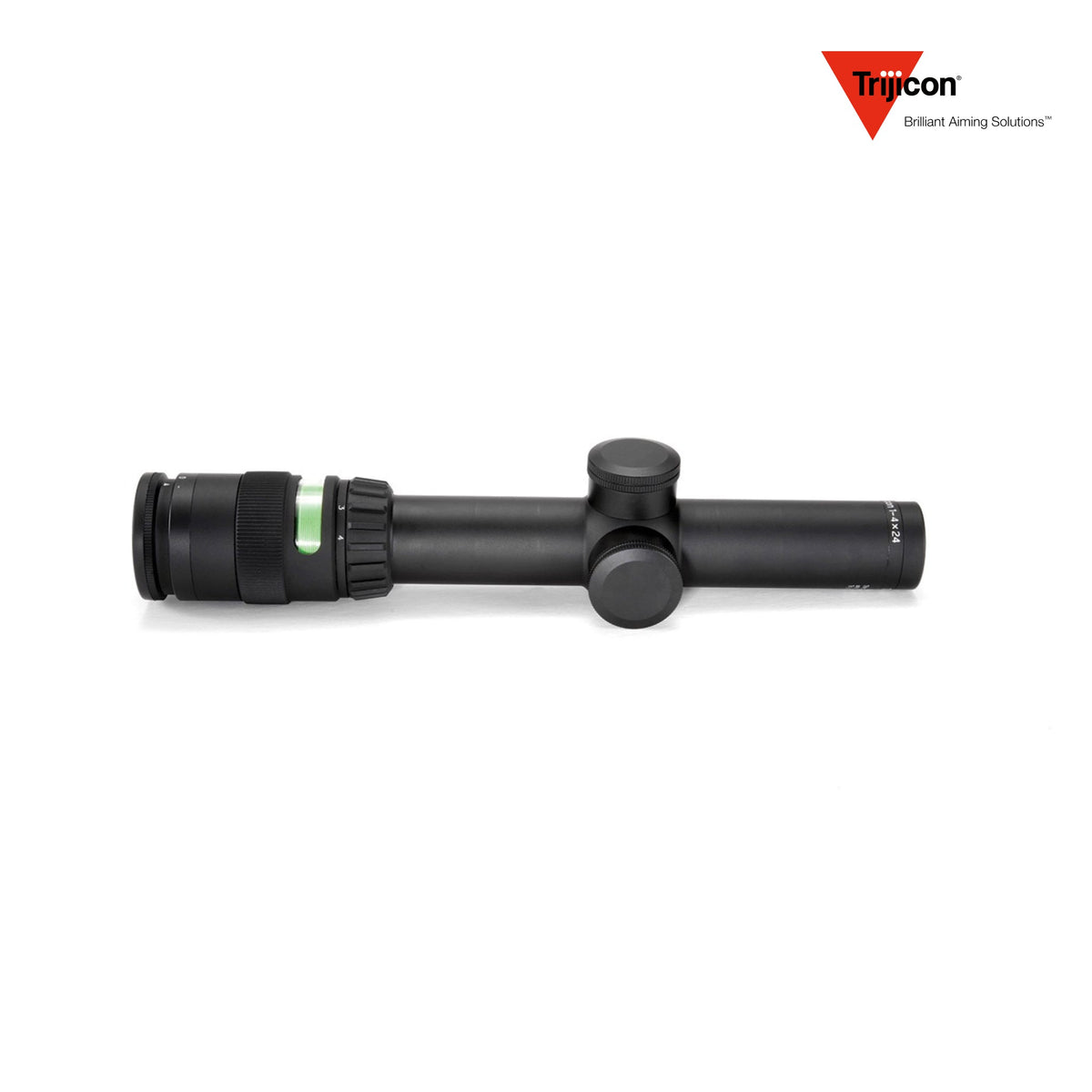 Trijicon AccuPoint 1-4x24 LPVO rifle scope with fibre optic and tritium reticle illumination
