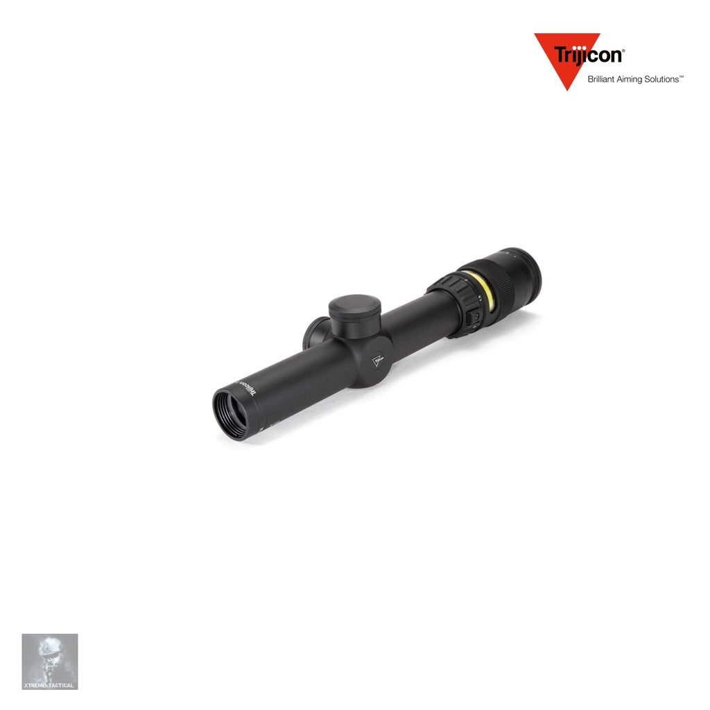 Trijicon AccuPoint 1-4x24 Riflescope Amber Triangle Post Reticle Rifle Scope Trijicon 