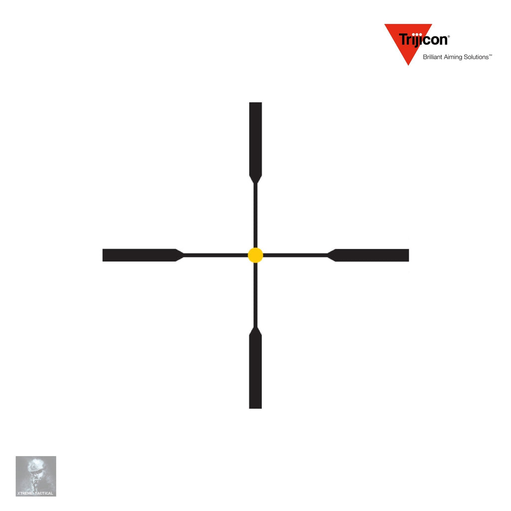 Trijicon AccuPoint 1-4x24 Riflescope Duplex with Amber Dot Reticle Rifle Scope Trijicon 