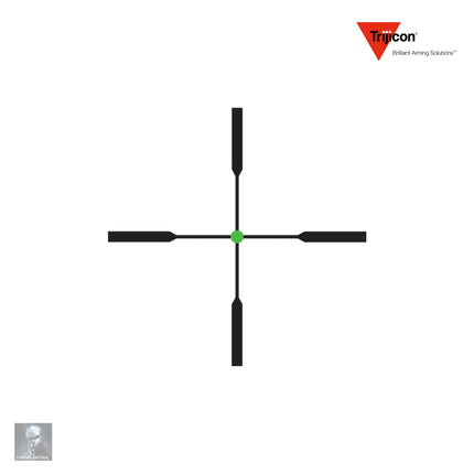 Trijicon AccuPoint 1-4x24 Rifle Scope Duplex Crosshair w/ Green Dot Reticle Rifle Scope Trijicon 