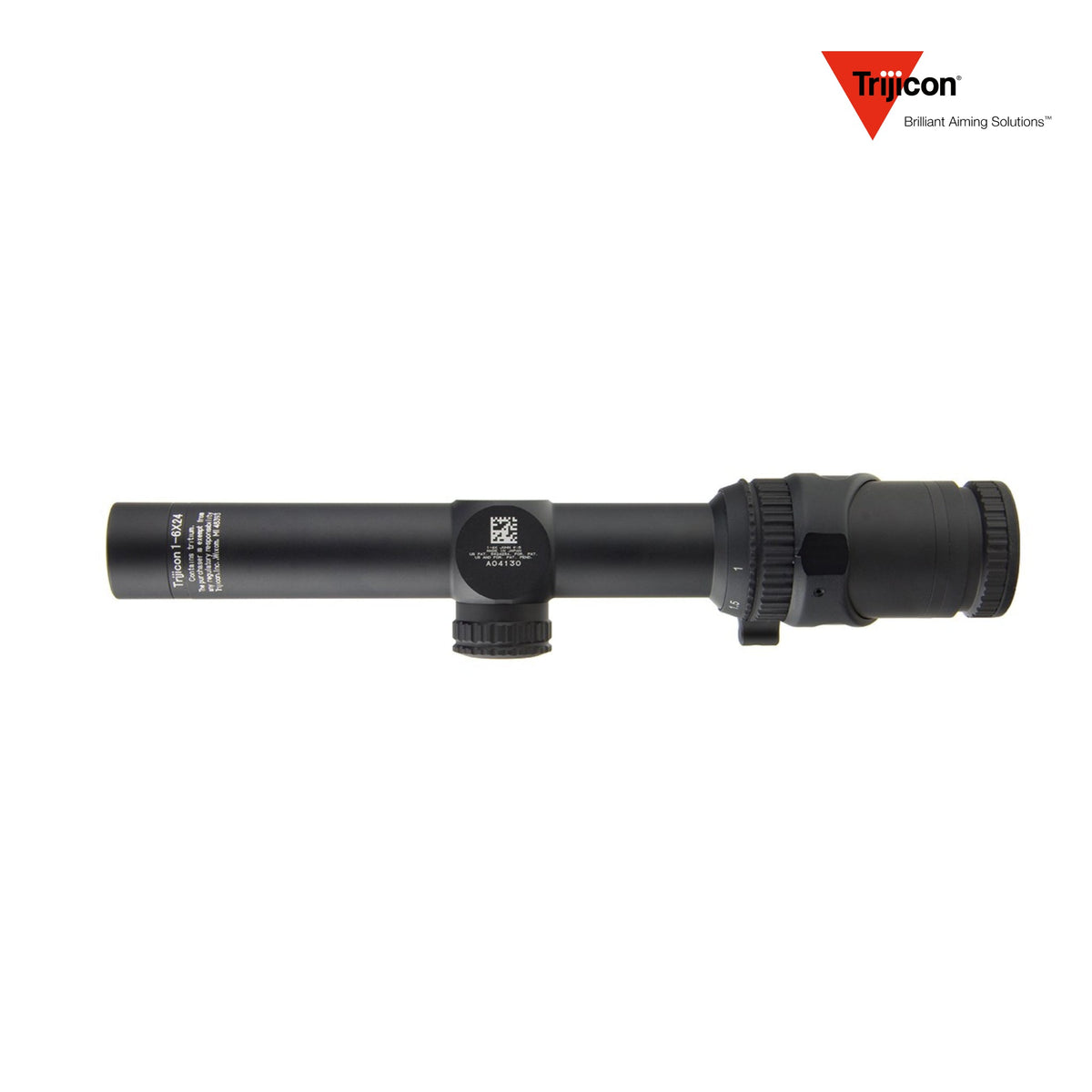 Trijicon AccuPoint 1-6x24 LPVO rifle scope with fibre optic and tritium reticle illumination