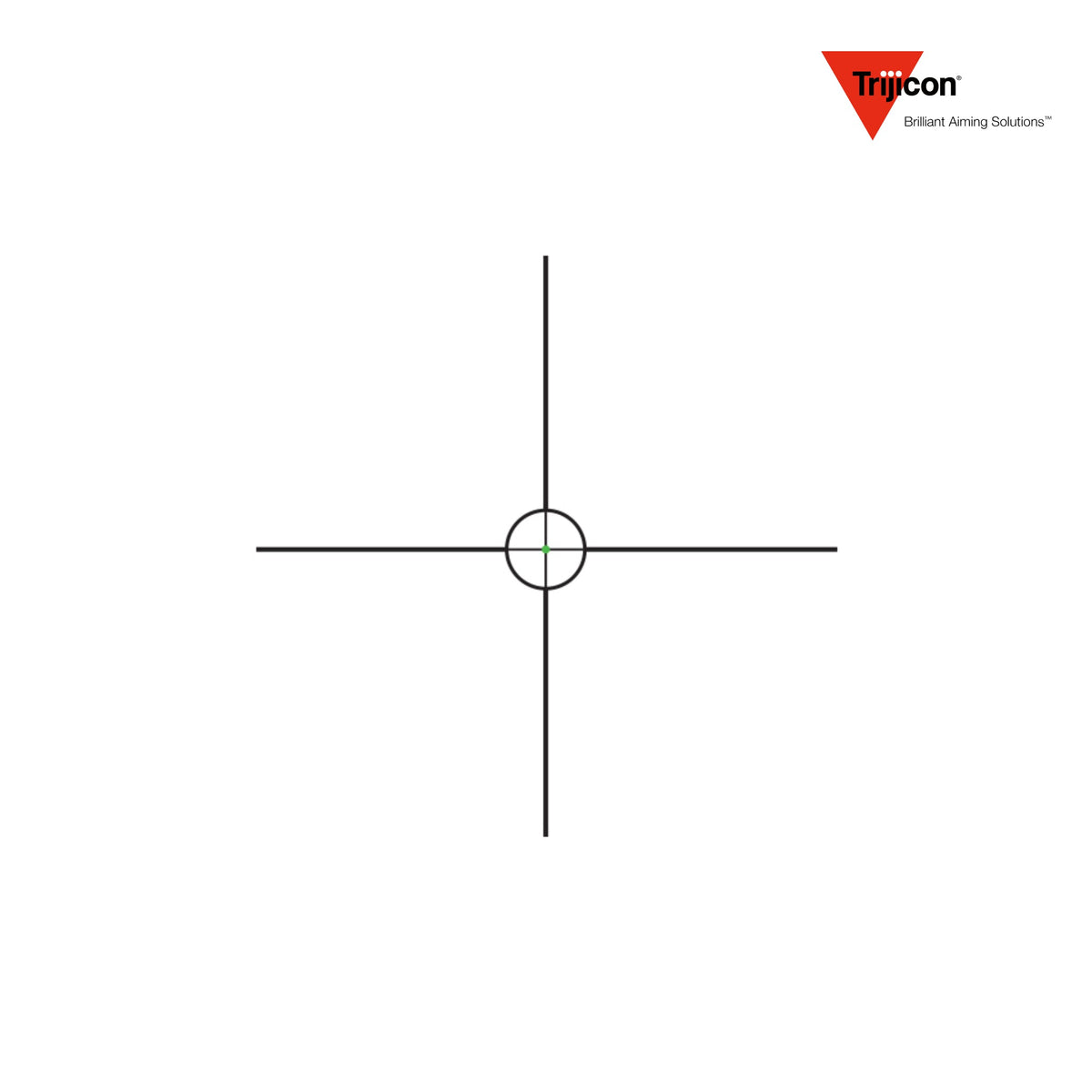 Trijicon AccuPoint 1-6x24 LPVO rifle scope circle-cross reticle with a green dot