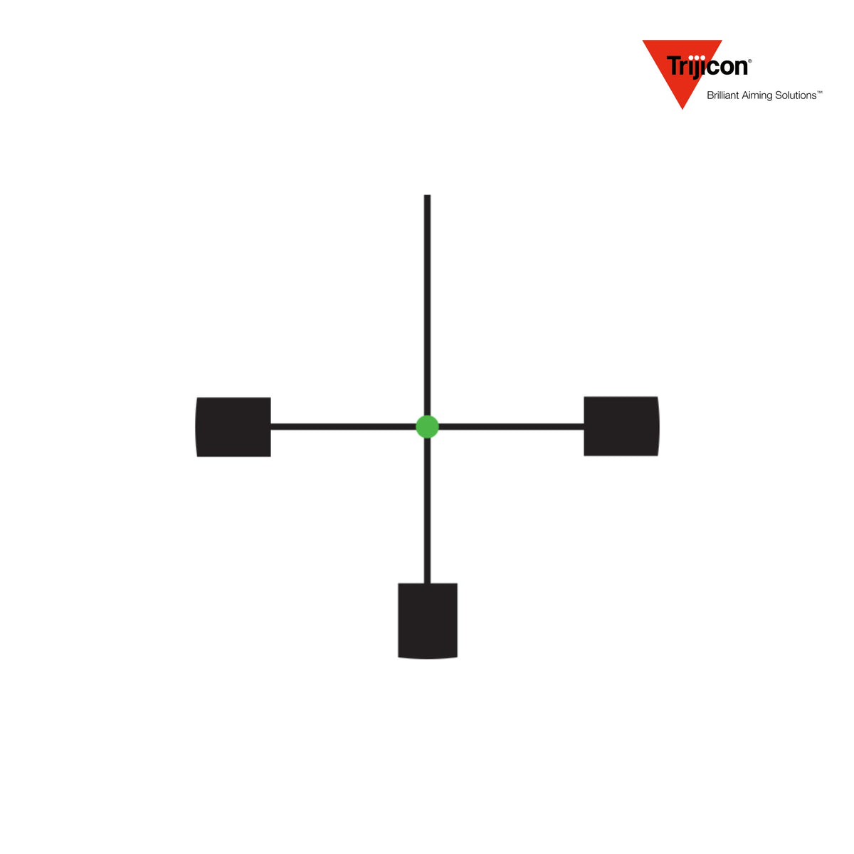 Trijicon AccuPoint 1-6x24 LPVO rifle scope German #4 crosshair reticle with a green dot