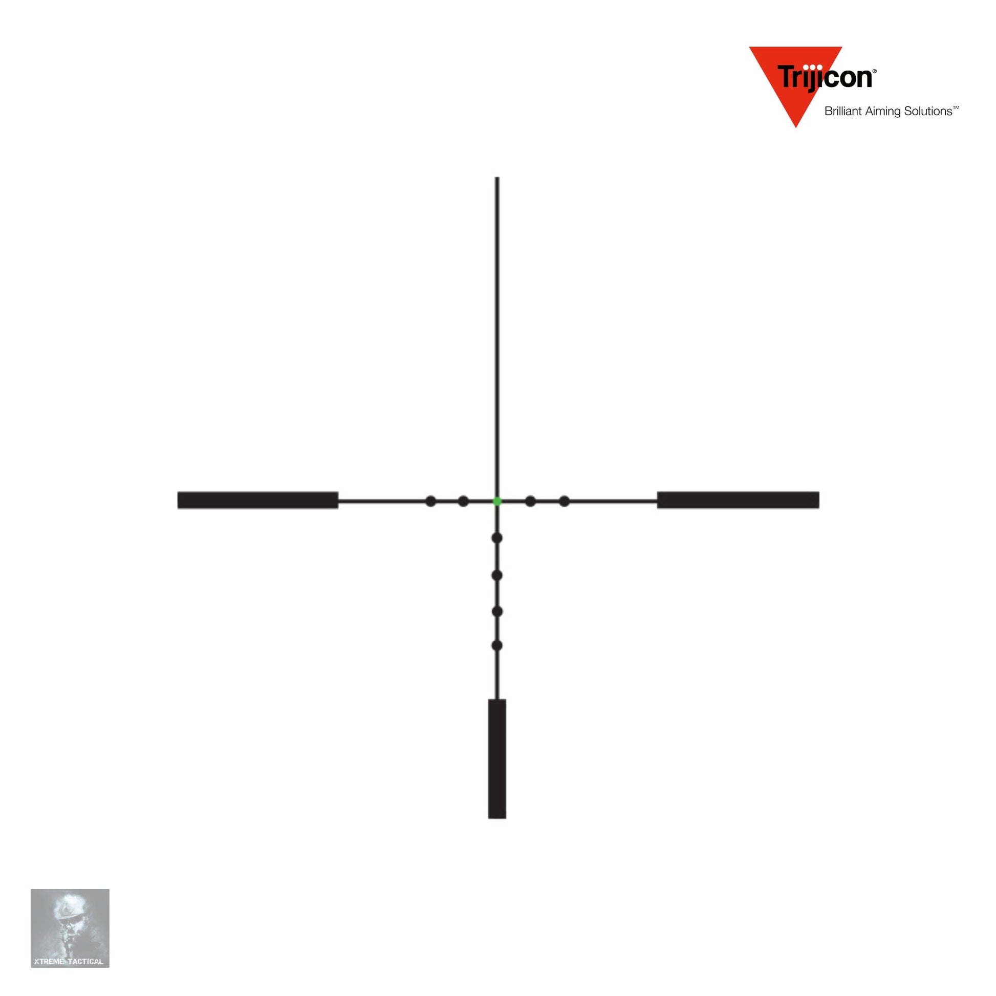 Trijicon AccuPoint 1-6x24 Rifle Scope MOA-Dot Crosshair with Green Dot Reticle - Xtreme Tactical