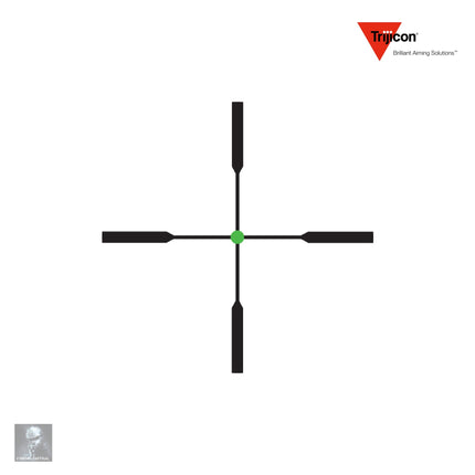 Trijicon AccuPoint 1-6x24 Rifle Scope Duplex Crosshair w/ Green Dot Reticle Rifle Scope Trijicon 