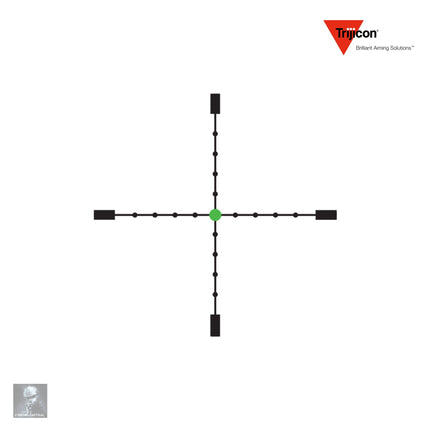 Trijicon AccuPoint 1-6x24 Rifle Scope MIL-Dot Crosshair w/ Green Dot Reticle Rifle Scope Trijicon 