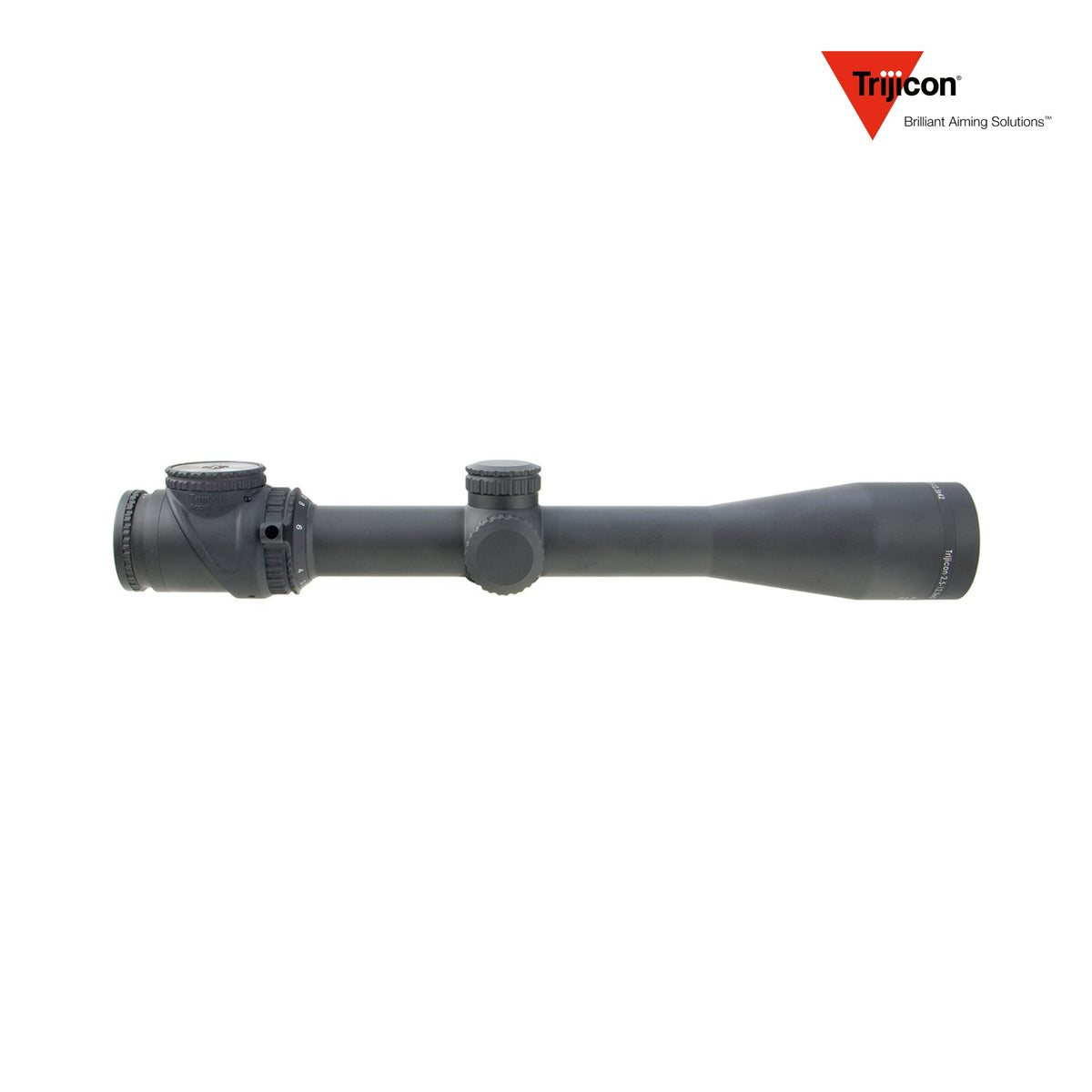 Trijicon AccuPoint 2.5-12.5x42 rifle scope with a 30mm main tube