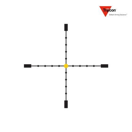 Trijicon AccuPoint 2.5-10x56 Rifle Scope MIL-Dot Crosshair with Amber Dot Reticle - TR22-2 High Powered Rifle Scope Trijicon 