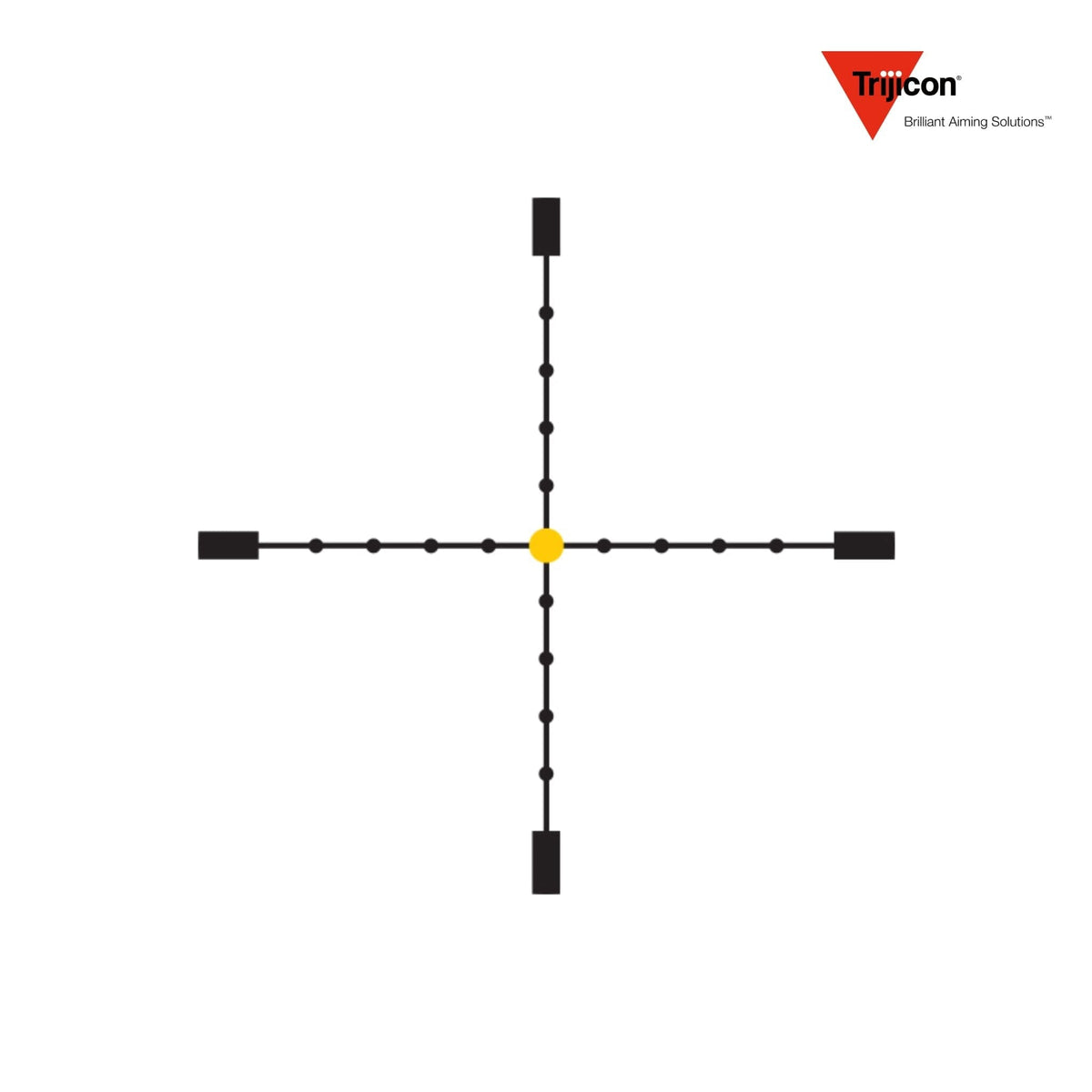 Trijicon AccuPoint 2.5-10x56 SFP Riflescope Mil-Dot Crosshair w/ Amber Dot Reticle – TR22-2 Rifle Scope Trijicon