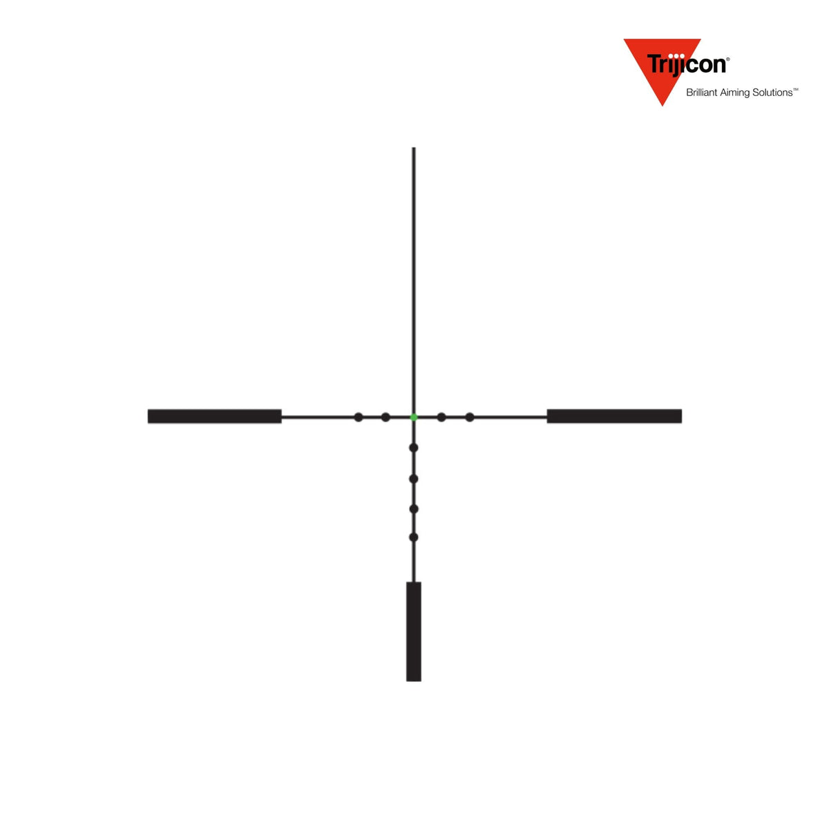 Trijicon AccuPoint 2.5-12.5x42 Riflescope Rifle Scope Trijicon MOA-Dot Crosshair with Green Dot 