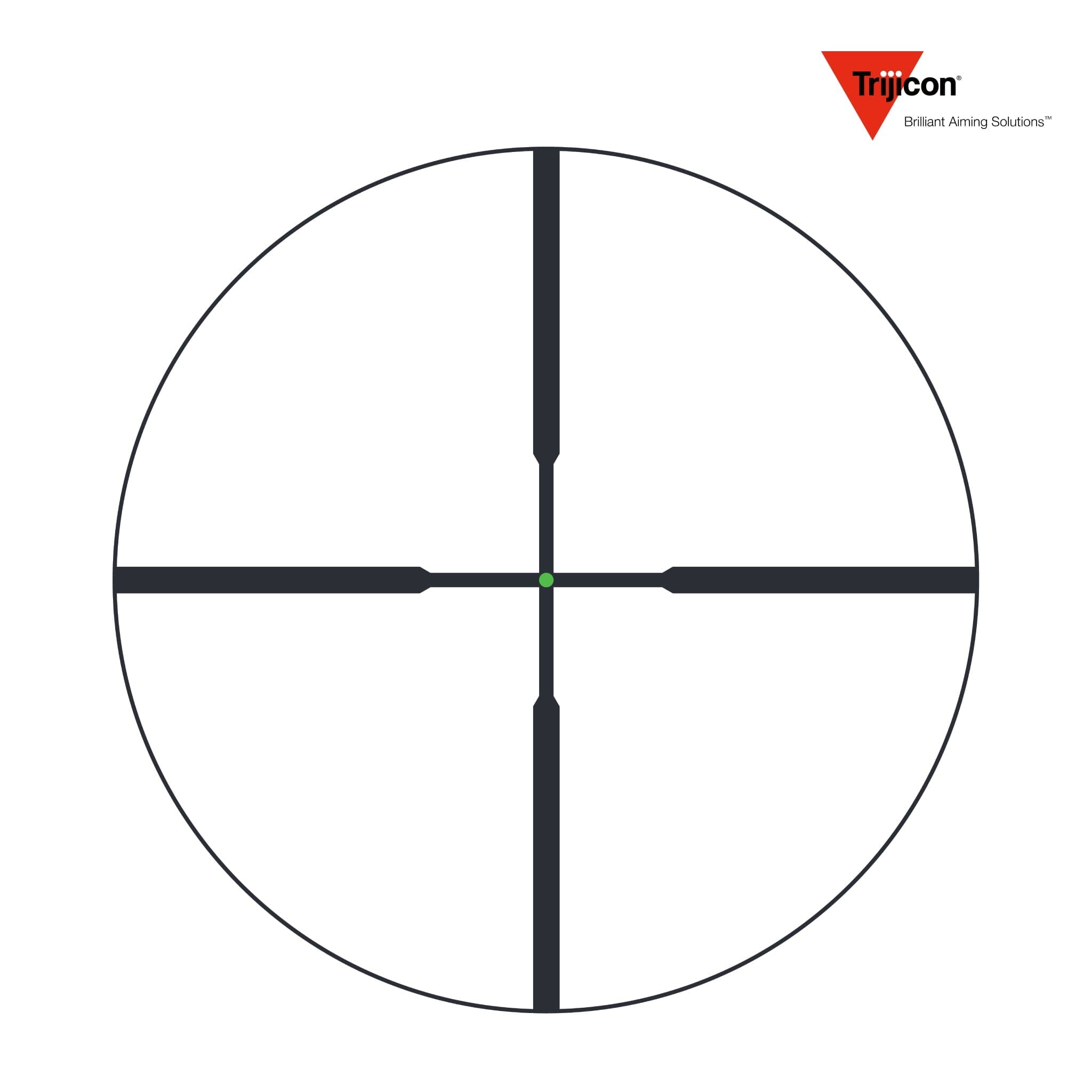 Trijicon AccuPoint 4-24x50 Riflescope Duplex with Green Dot Reticle Rifle Scope Trijicon 