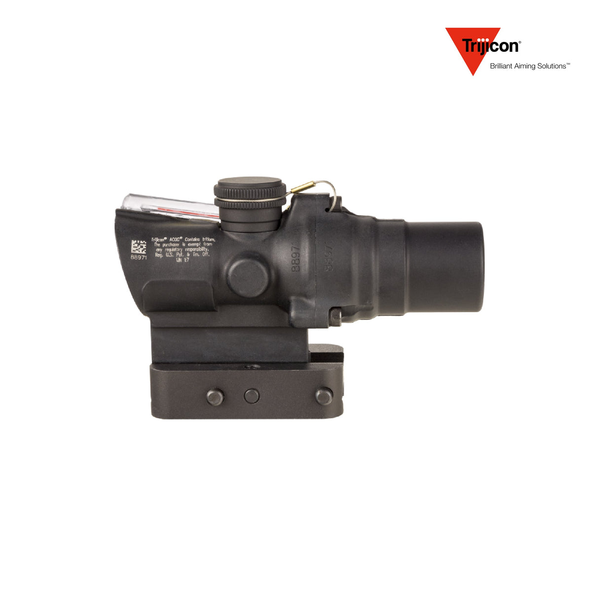 Trijicon ACOG 1.5x16S rifle scope with a ring and 2 MOA dot reticle