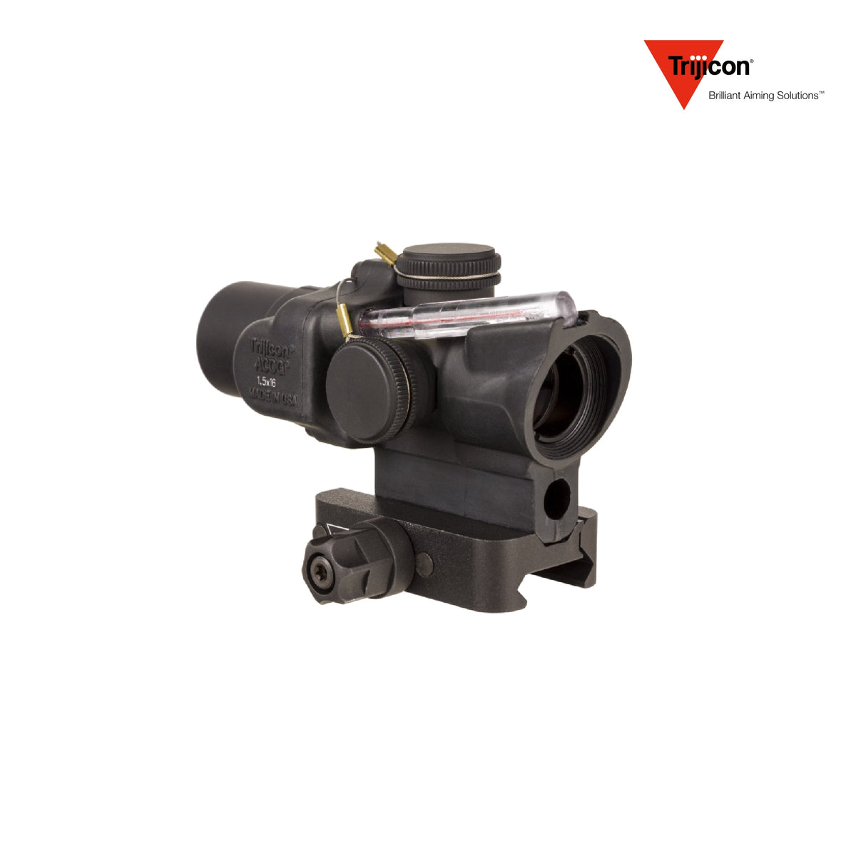 Trijicon ACOG 1.5x16S rifle scope with a dual-illuminated fibre optic and tritium reticle