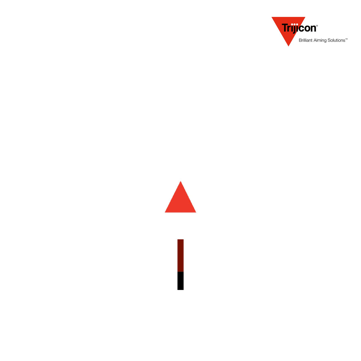 Trijicon ACOG 2x20 rifle scope red 9.2 MOA triangle reticle with a bullet drop compensating post