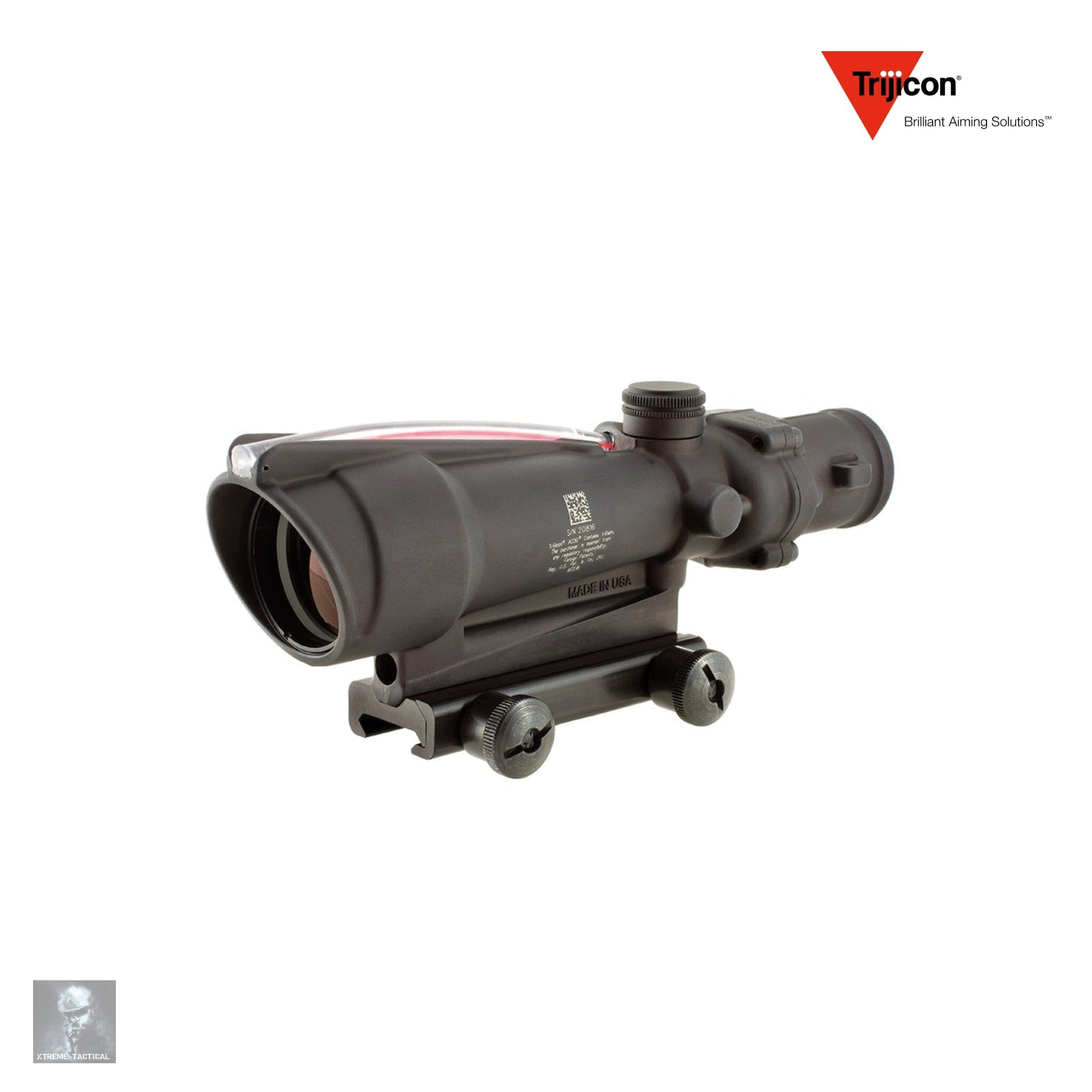 Trijicon ACOG 3.5x35 BAC Rifle Scope .308/7.62 BDC Red Crosshair Reticle - Xtreme Tactical