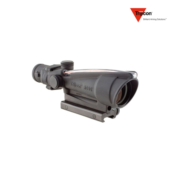 Trijicon ACOG 3.5x35 rifle scope with a red chevron .223 BAC reticle