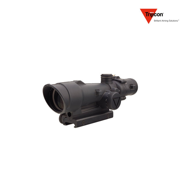 Trijicon ACOG 3.5x35 LED rifle scope with 3.5x magnification and a 35mm objective lens