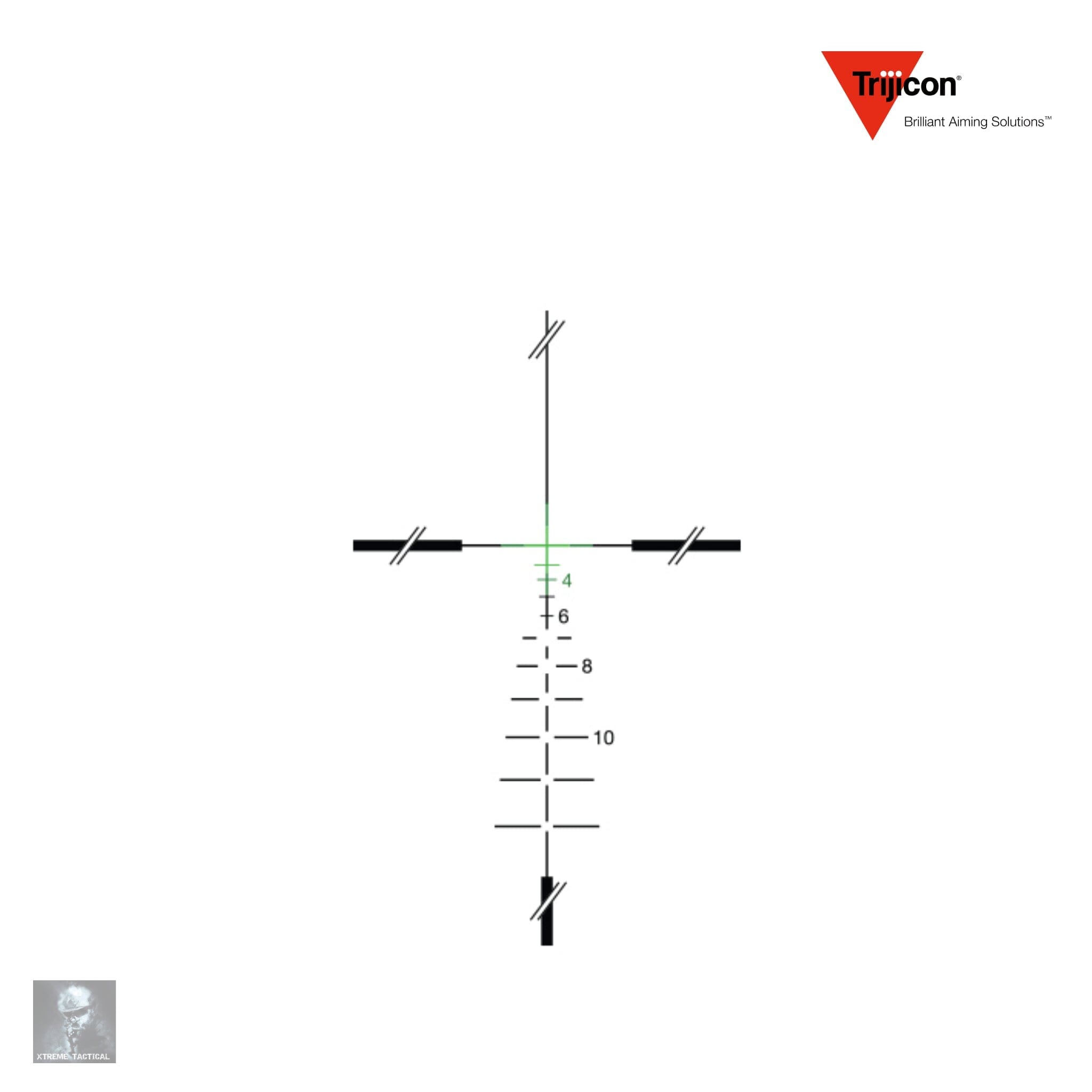 Trijicon ACOG 3.5x35 BAC Riflescope .308/7.62 BDC Green Crosshair Reticle Rifle Scope Trijicon 