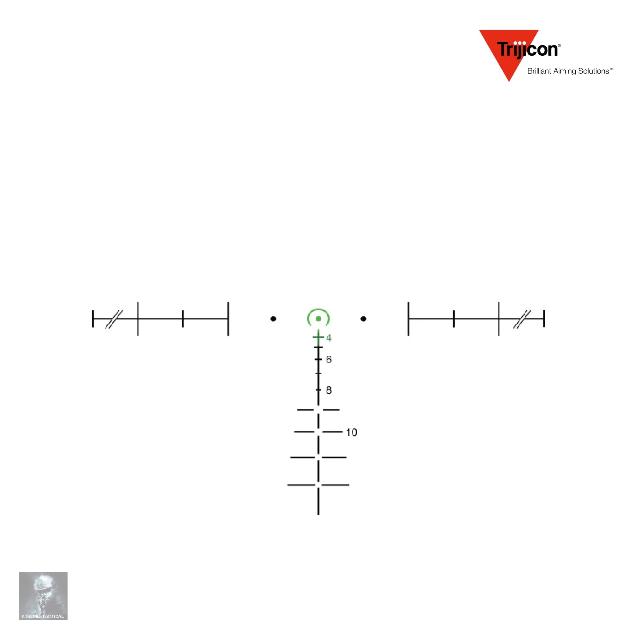 Trijicon ACOG 3.5x35 BAC Riflescope .308/7.62 BDC Green Horseshoe Reticle Rifle Scope Trijicon 