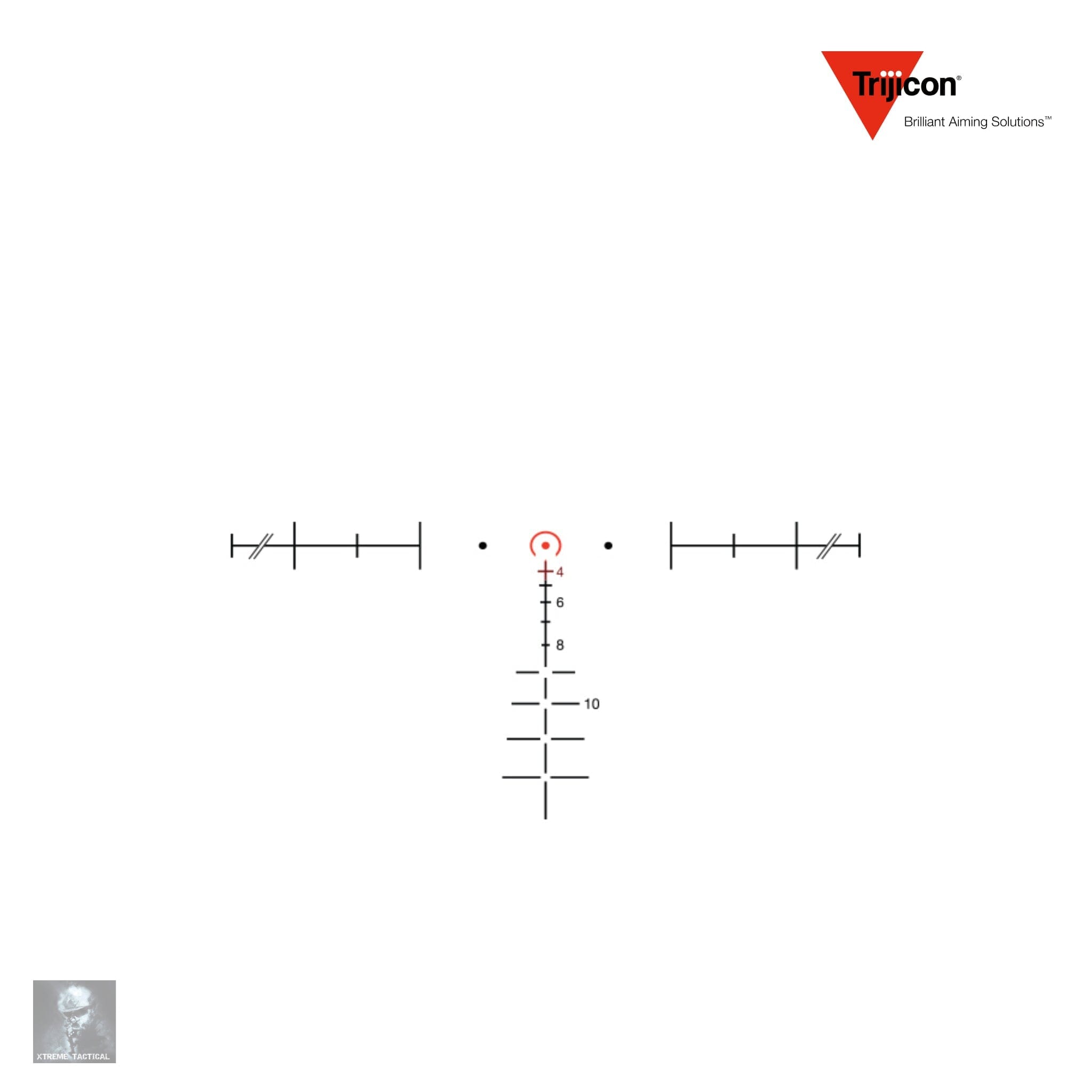 Trijicon ACOG 3.5x35 BAC Riflescope .308/7.62 BDC Red Horseshoe Reticle Rifle Scope Trijicon 