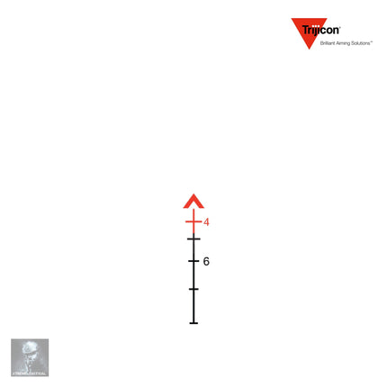 Trijicon ACOG 3.5x35 LED Rifle Scope .223/5.56 BDC Red Chevron Reticle Rifle Scope Trijicon 