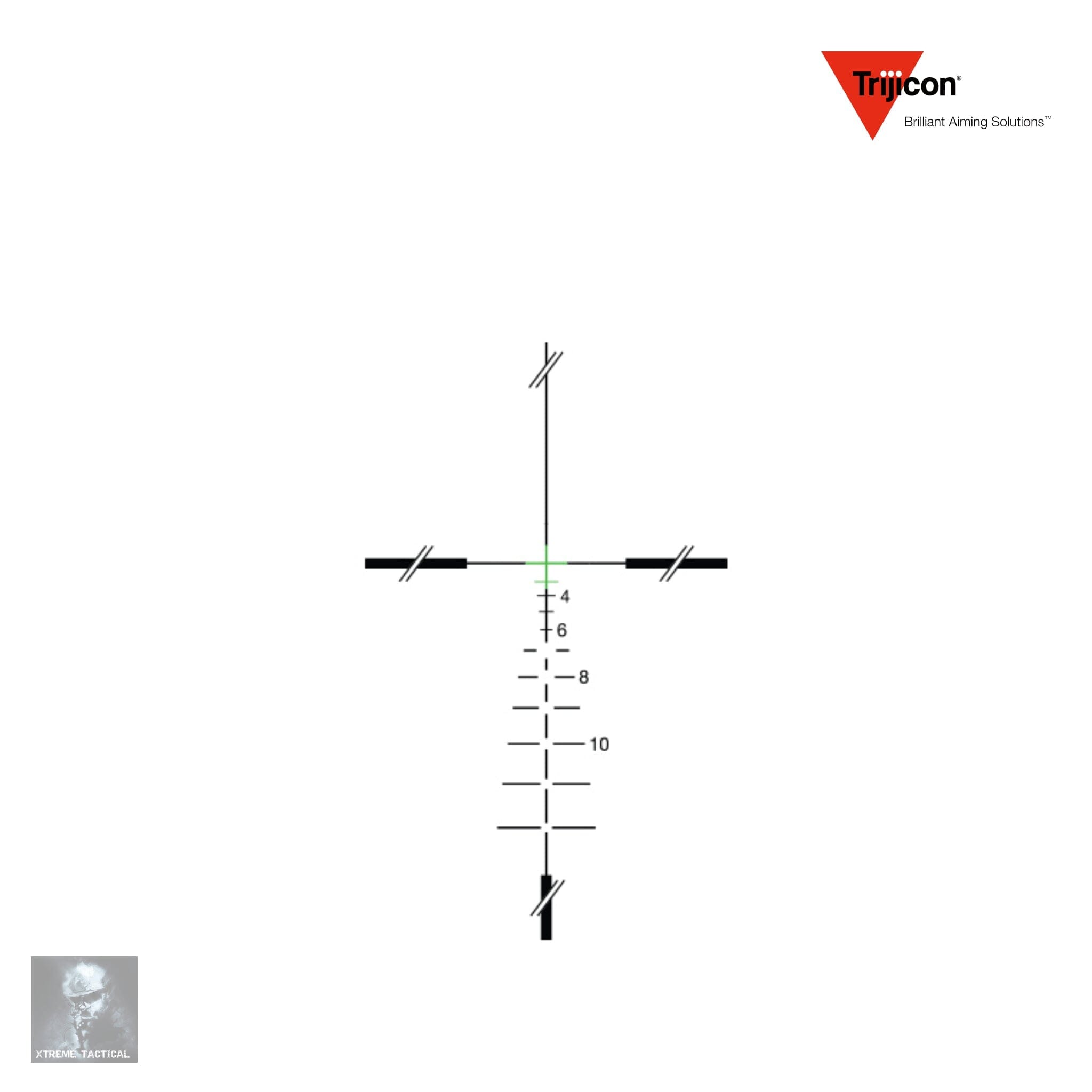 Trijicon ACOG 3.5x35 LED Riflescope .308/7.62 BDC Green Crosshair Reticle Rifle Scope Trijicon 