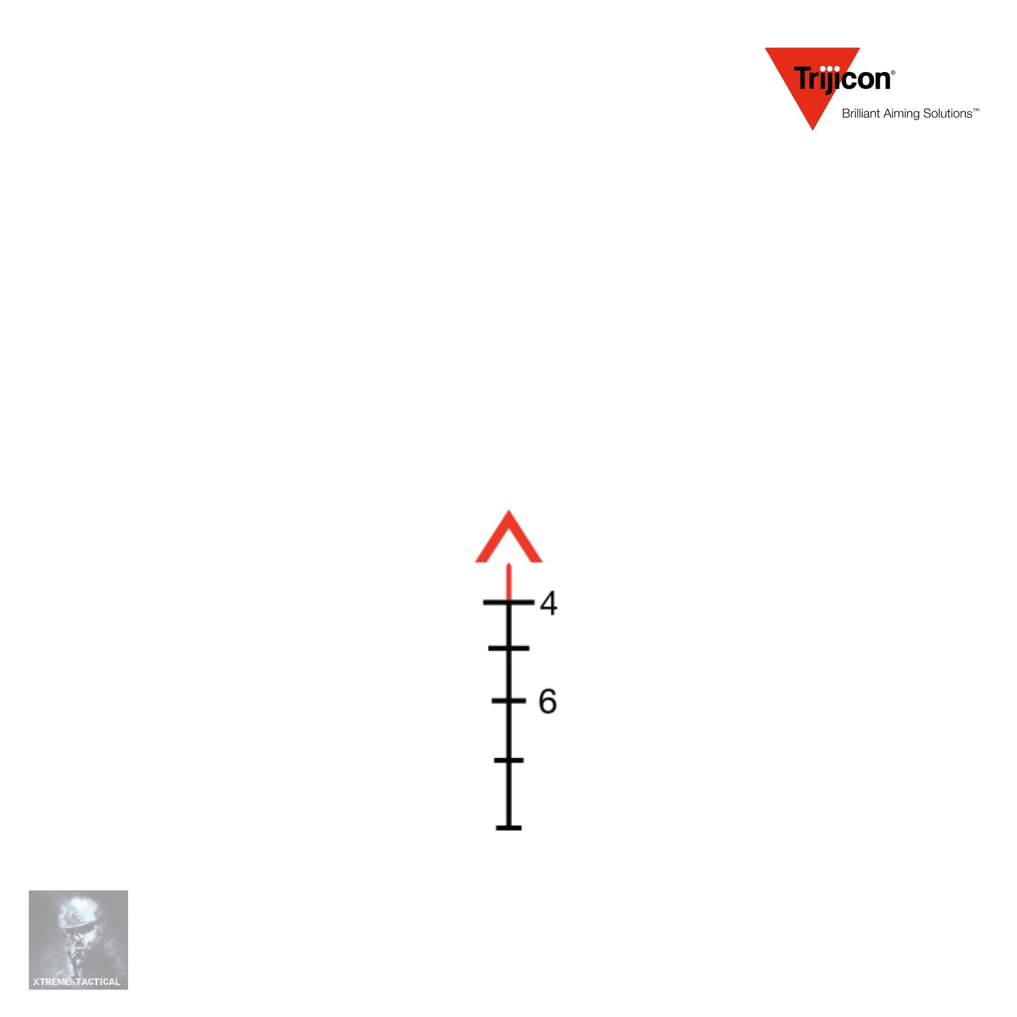 Trijicon ACOG 3.5x35 LED Riflescope .308/7.62 BDC Red Chevron Reticle Rifle Scope Trijicon 