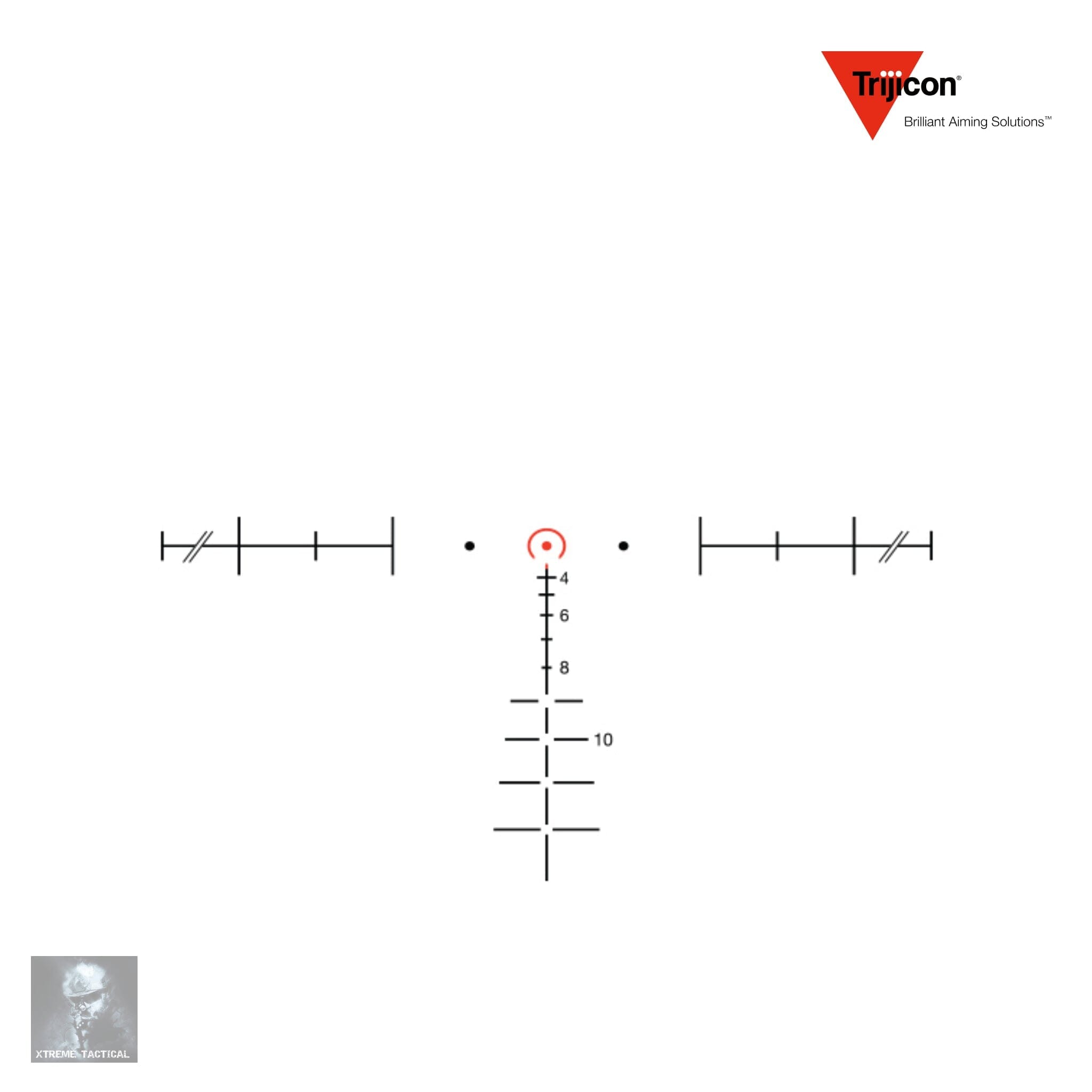 Trijicon ACOG 3.5x35 LED Riflescope .308/7.62 BDC Red Horseshoe/Dot Reticle Rifle Scope Trijicon 