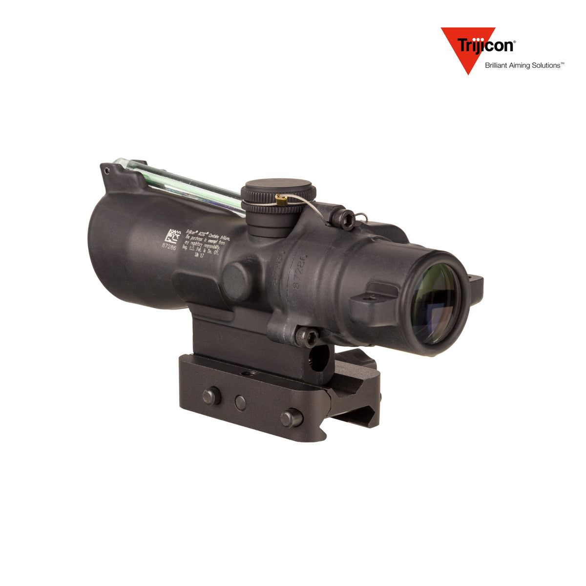 Trijicon ACOG 3x24 rifle scope with a dual-illuminated fibre optic and tritium reticle