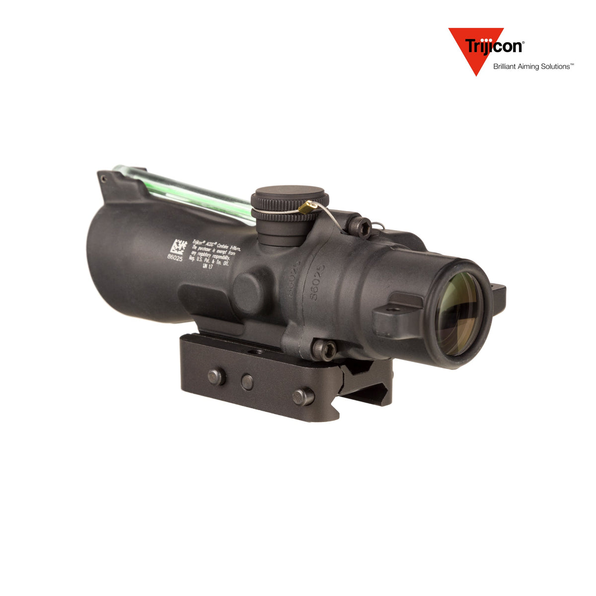 Trijicon ACOG 3x24 rifle scope with a dual-illuminated fibre optic and tritium reticle