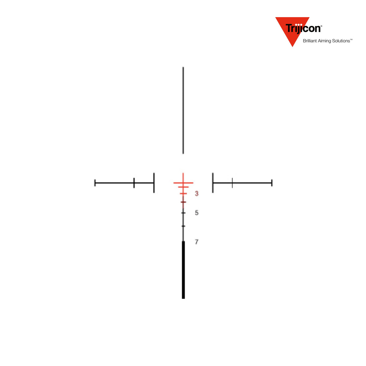 Trijicon ACOG 3x24 rifle scope red crosshair reticle for 7.62x39mm 123gr