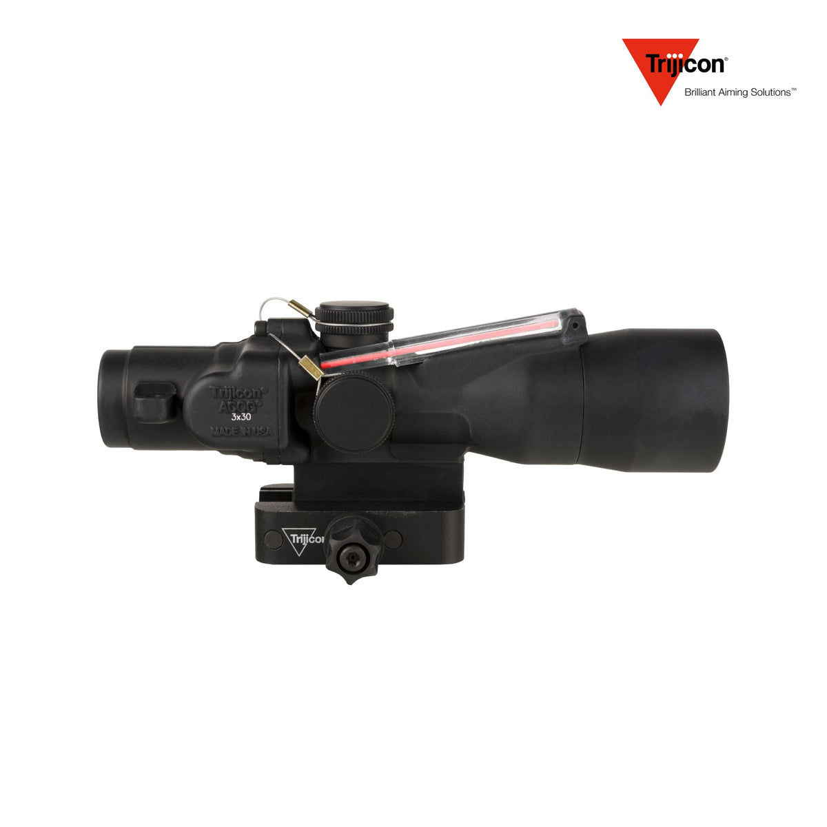 Trijicon ACOG 3x30 rifle scope with bullet drop compensation for .223 Remington 62gr