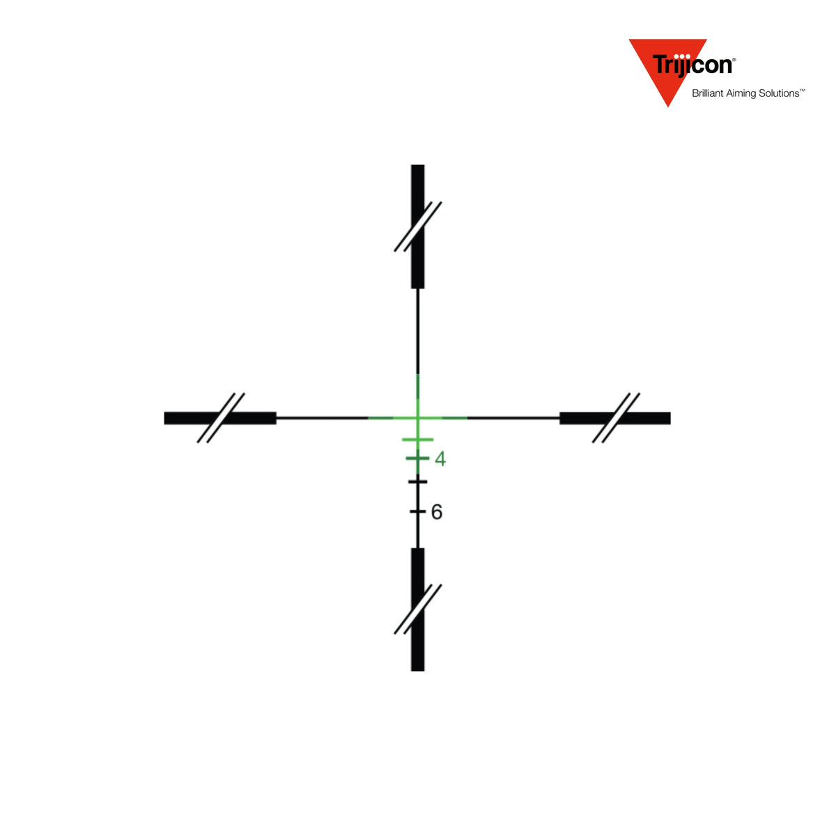 Trijicon ACOG 3x30 rifle scope green crosshair reticle for .223 Remington 69gr