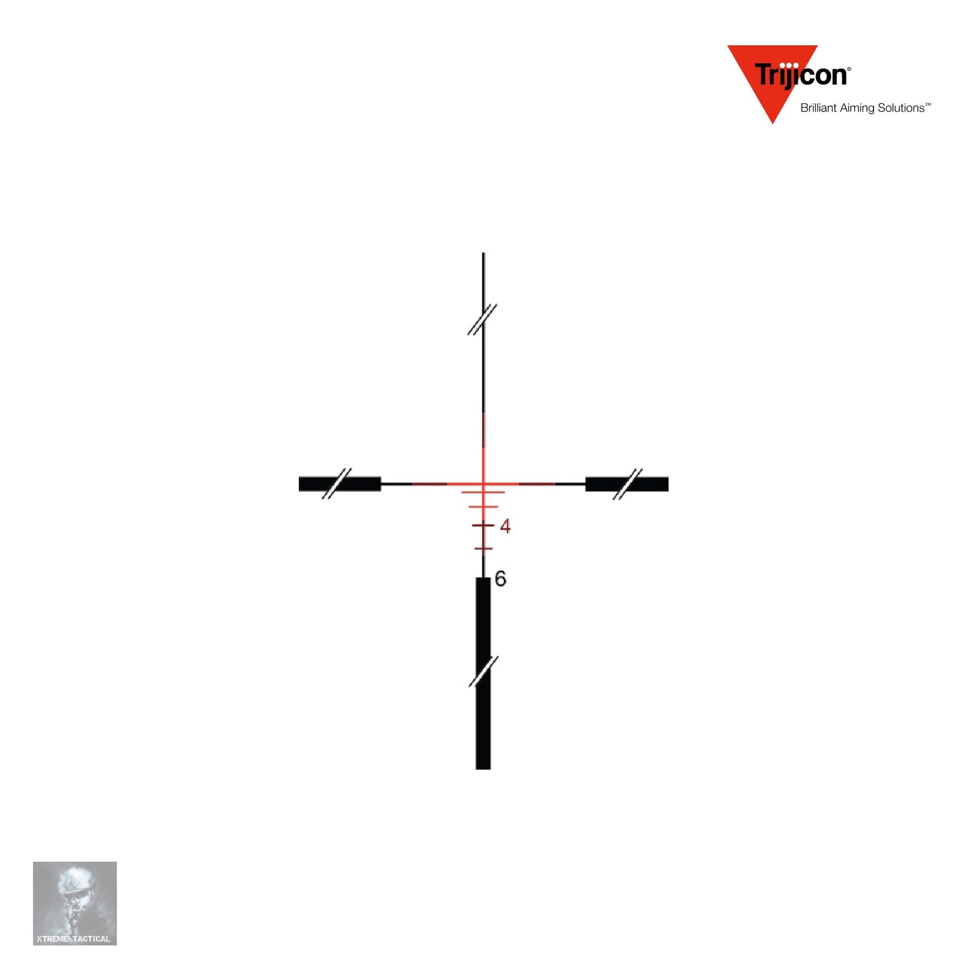 Trijicon ACOG 4x32 BAC Rifle Scope .223/5.56 BDC Red Crosshair Reticle - Xtreme Tactical