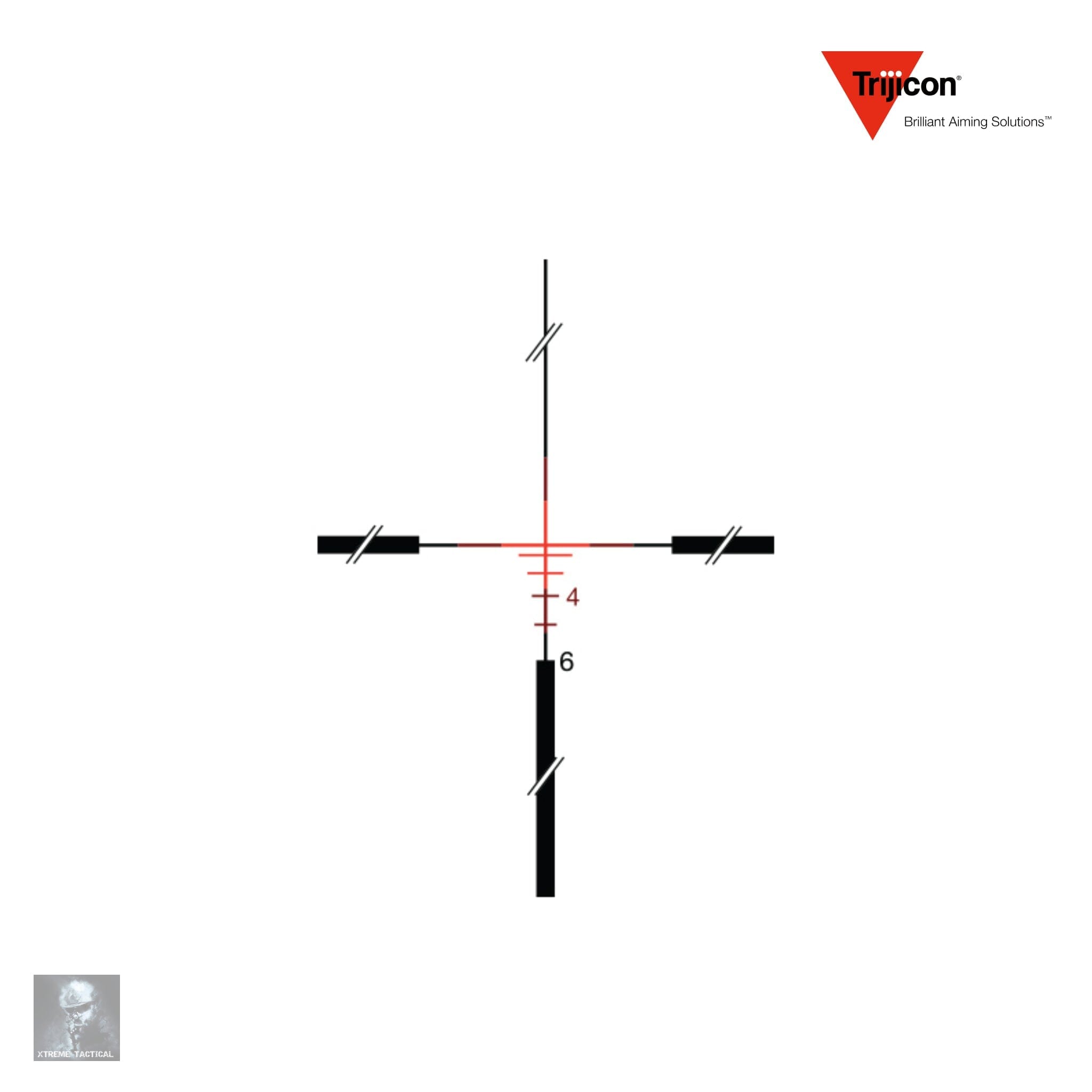 Trijicon ACOG 4x32 BAC Riflescope .223/5.56 BDC Red Crosshair Reticle with RMR Rifle Scope Trijicon 