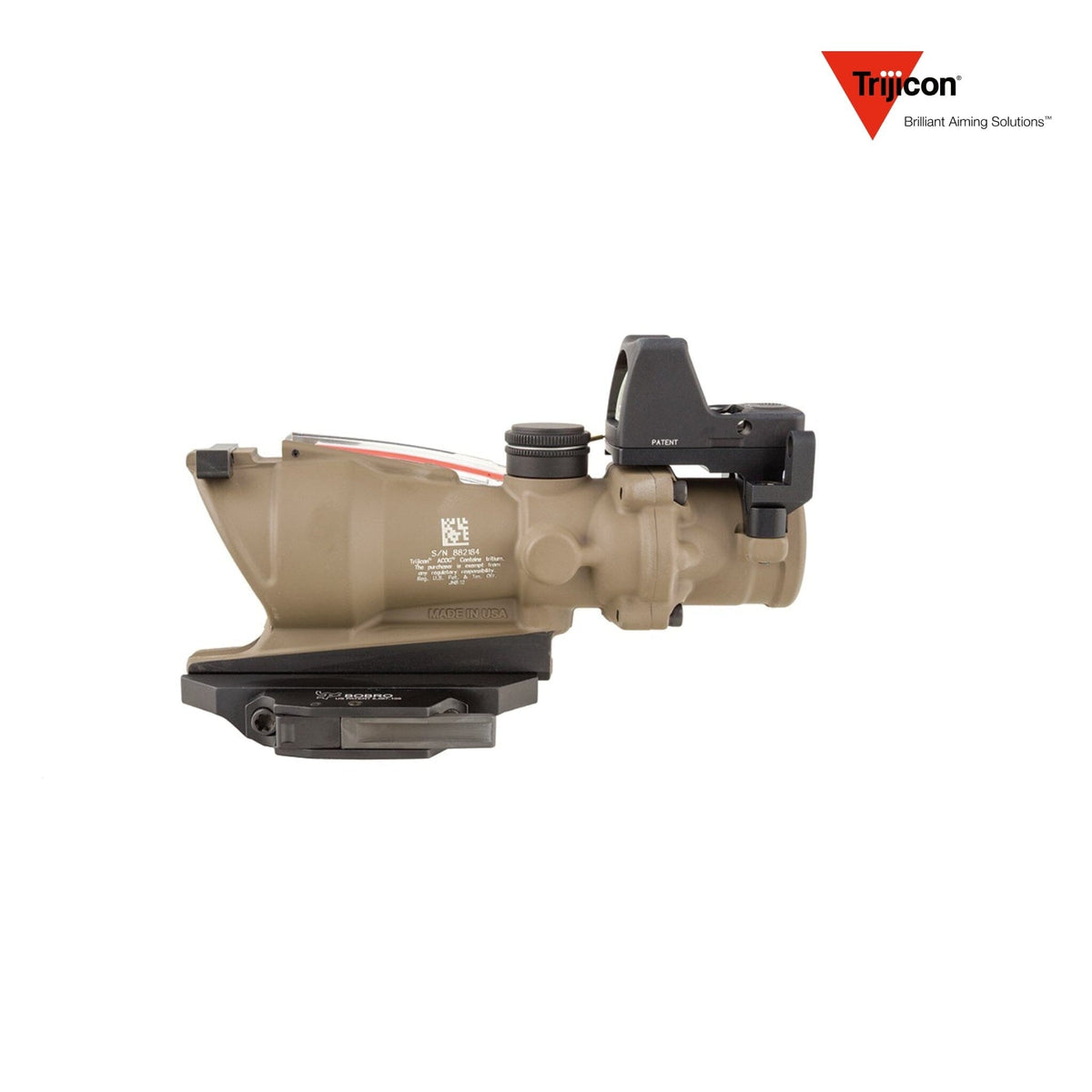 Trijicon ACOG 4x32 ECOS Dual-Sight Riflescope Red Crosshair 5.56mm BDC w/ RMR – TA31-D-100553 ACOG Rifle Scope Trijicon