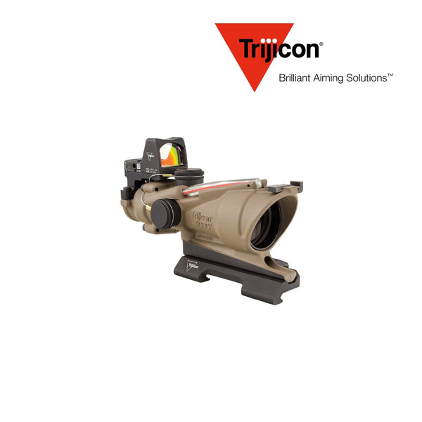 Trijicon ACOG 4x32 ECOS Dual-Sight Riflescope Red Crosshair 5.56mm BDC w/ RMR – TA31-D-100553 ACOG Rifle Scope Trijicon