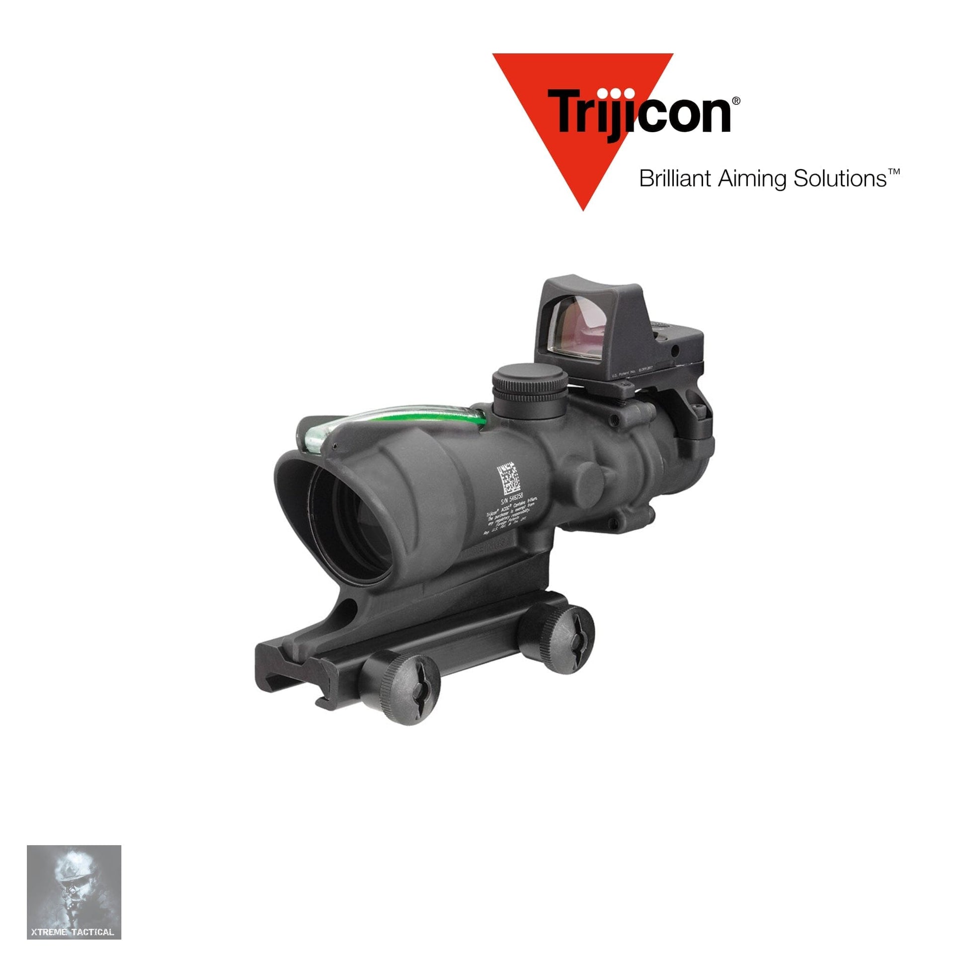 Trijicon ACOG 4x32 Rifle Scope .223 BDC Green Chevron with RMR Type 2 - TA31-D-100548 ACOG Rifle Scope Trijicon 