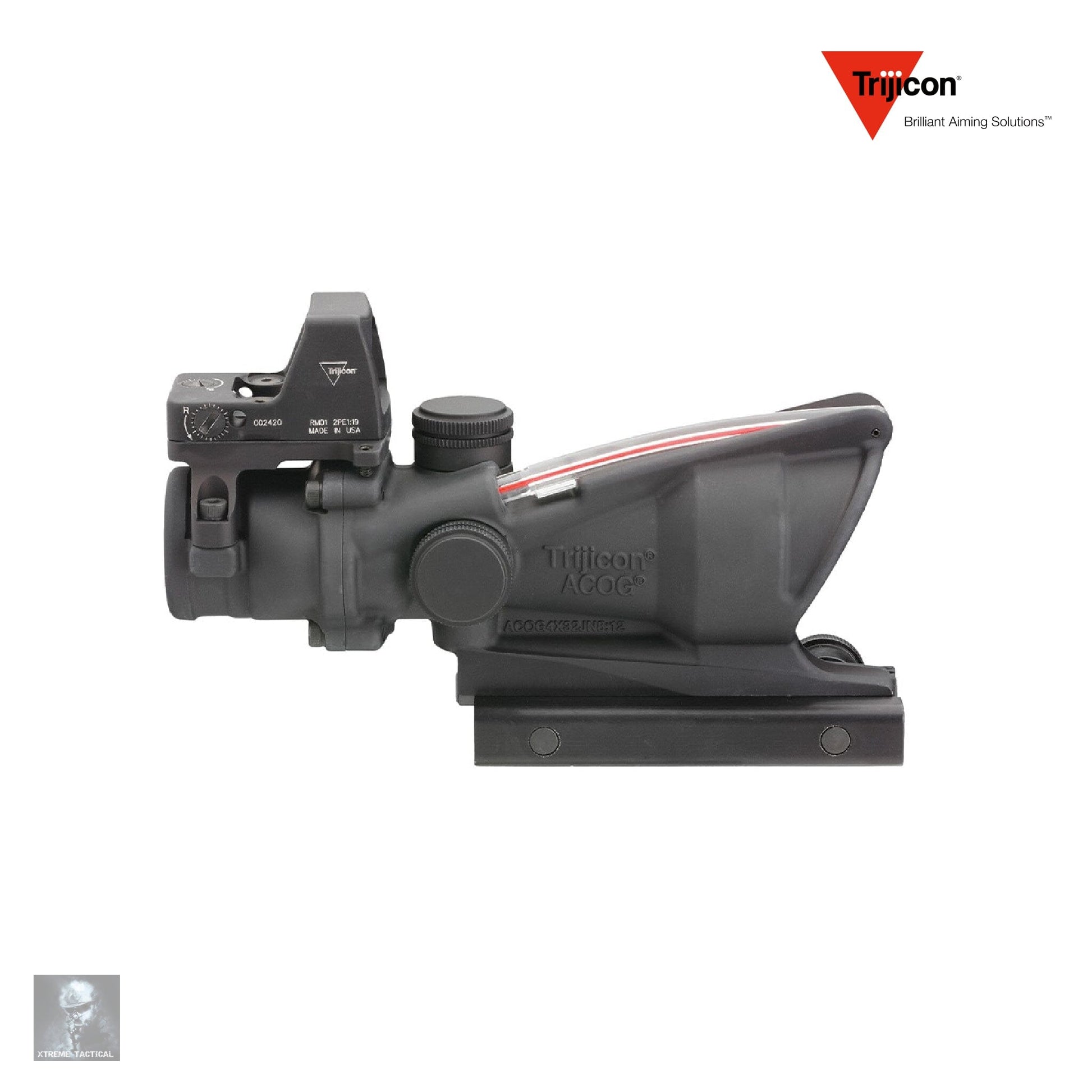 Trijicon ACOG 4x32 Rifle Scope .223 BDC Red Chevron with RMR Type 2 - TA31-D-100549 ACOG Rifle Scope Trijicon 