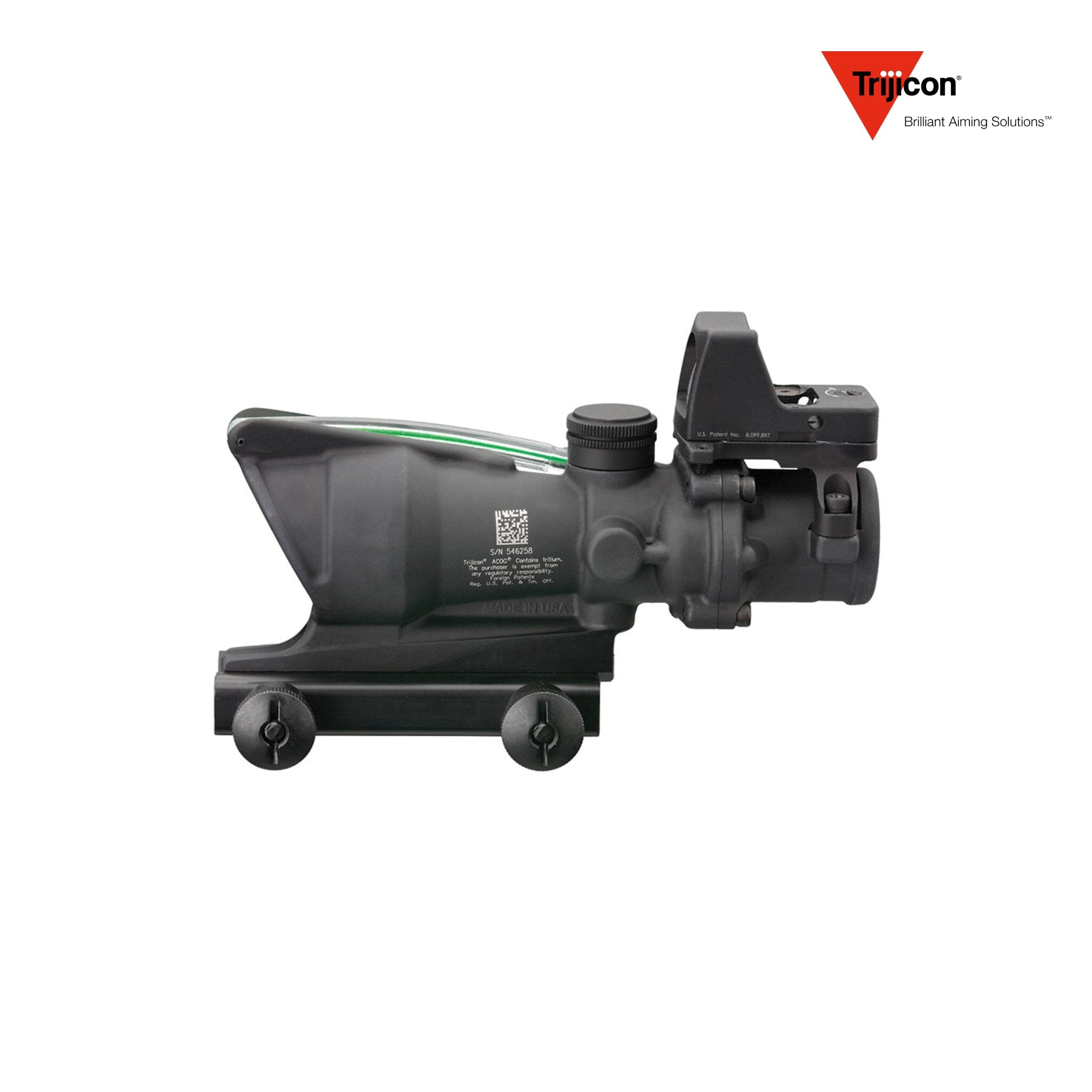 Trijicon ACOG 4x32 Rifle Scope Crosshair .223 BAC Reticle with RMR Red Dot Sight ACOG Rifle Scope Trijicon 