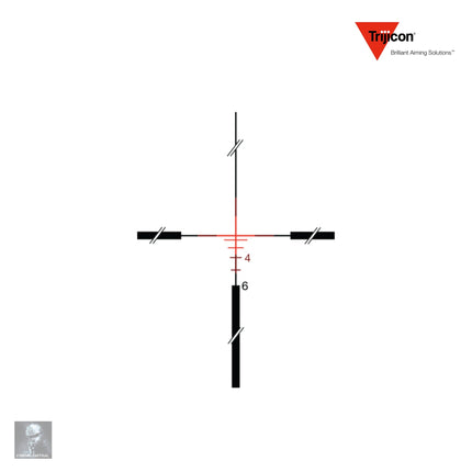 Trijicon ACOG 4x32 Rifle Scope .223 BDC Red Crosshair with RMR Type 2 Rifle Scope Trijicon 