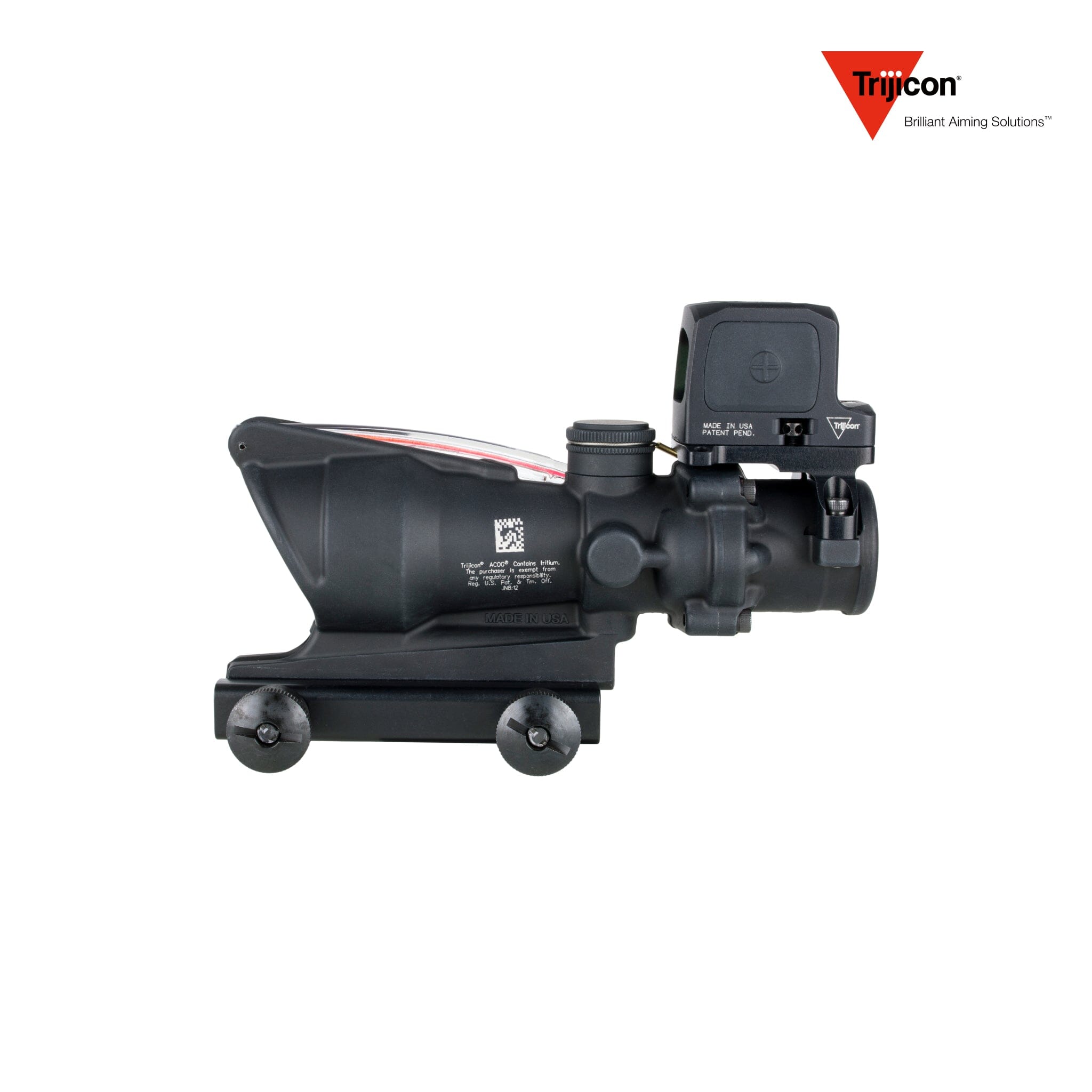 Trijicon ACOG 4×32 Riflescope .223/5.56 Red Chevron w/ 3.25 MOA RCR Red Dot – TA31-C-100813 ACOG Rifle Scope Trijicon 