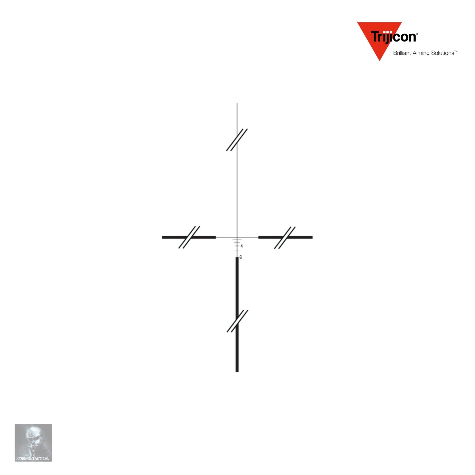 Trijicon ACOG 4x32 Tritium Rifle Scope .223/5.56 BDC Amber Crosshair Reticle - Xtreme Tactical