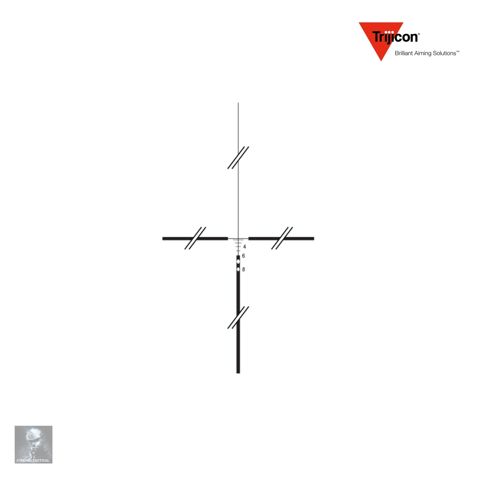 Trijicon ACOG 4x32 Tritium Rifle Scope .308/7.62 BDC Amber Crosshair Reticle - Xtreme Tactical