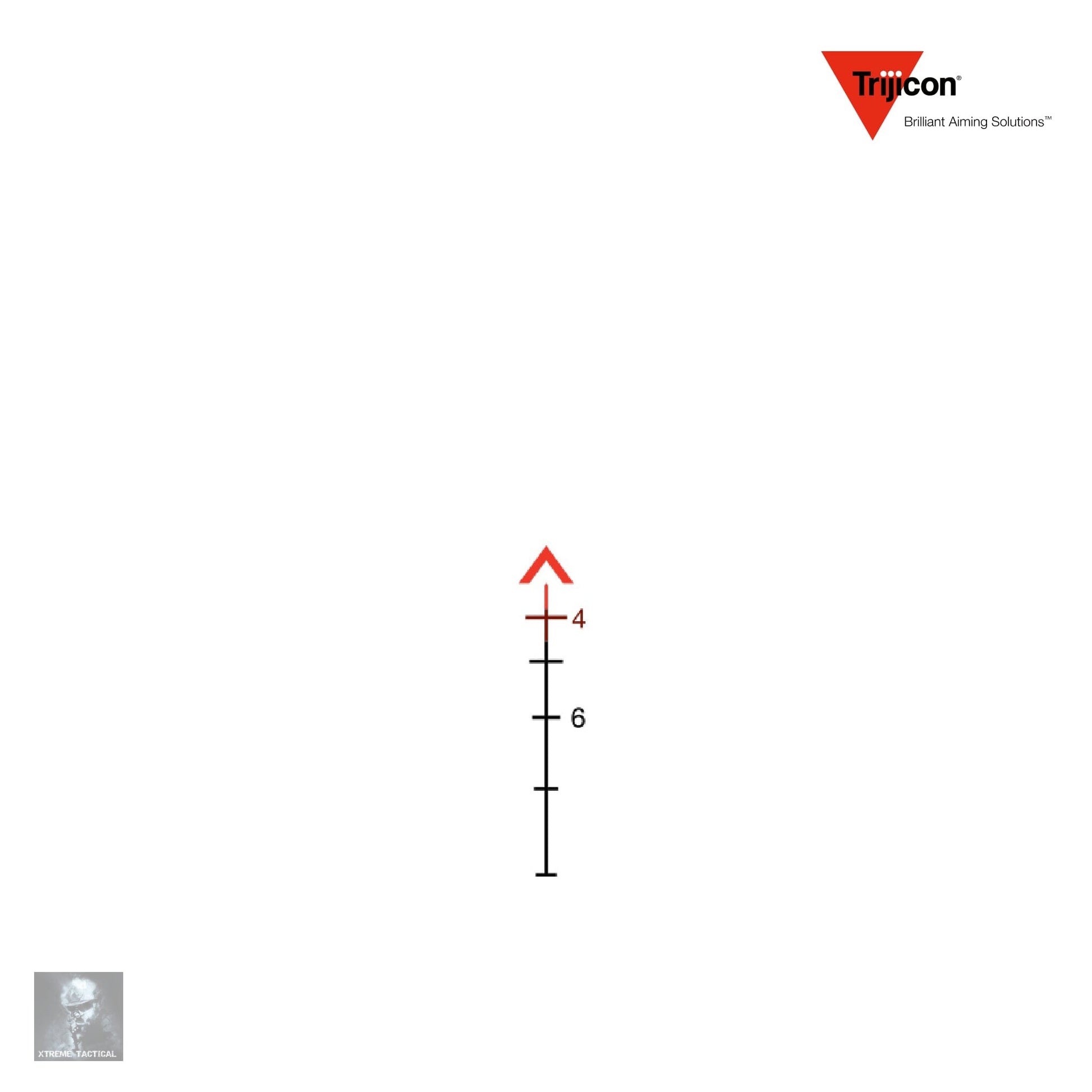 Trijicon ACOG 5.5x50 BAC Rifle Scope .223/5.56 BDC Red Chevron Reticle - Xtreme Tactical