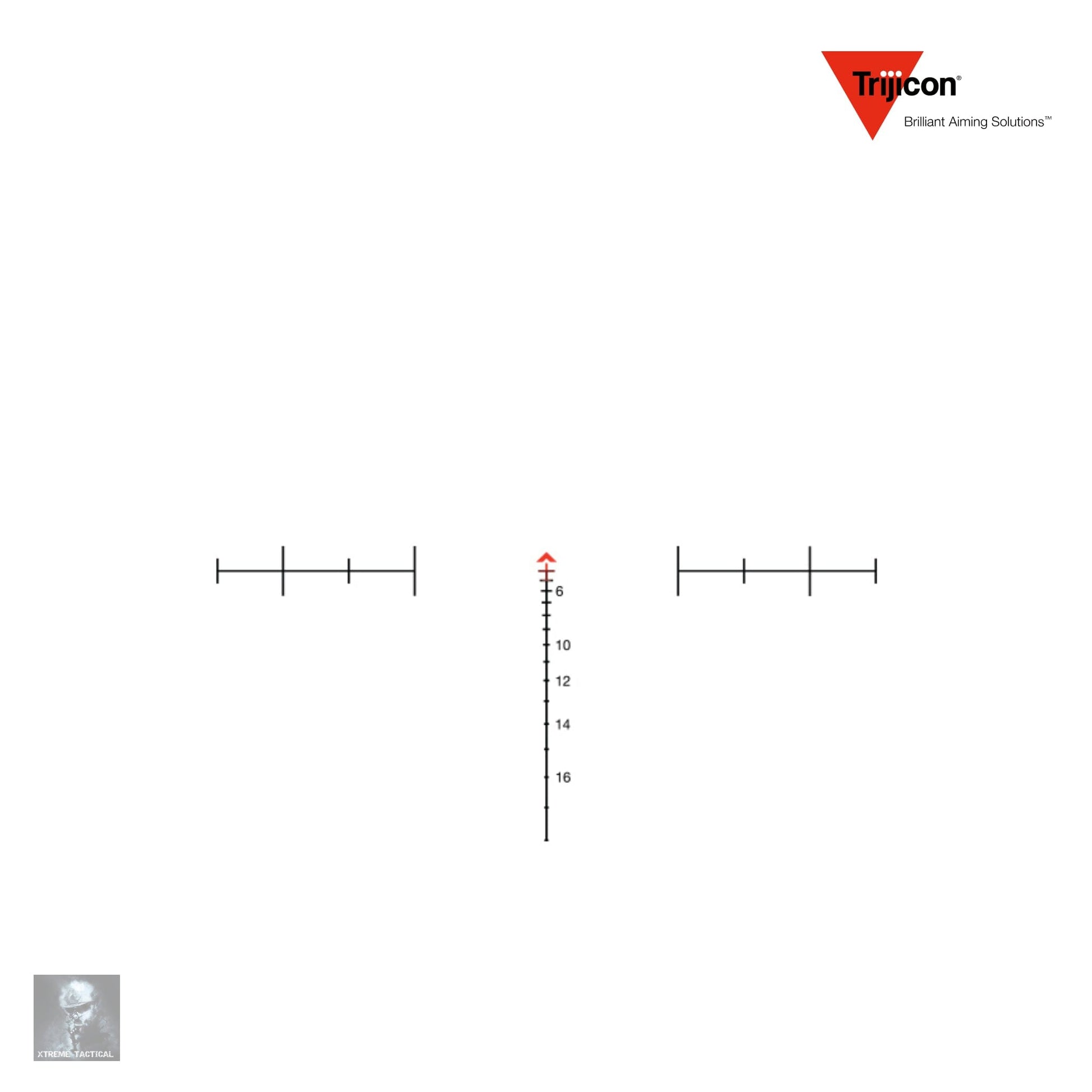 Trijicon ACOG 6x48 BAC Rifle Scope .50 BMG Red Chevron Reticle - TA648-50 ACOG Rifle Scope Trijicon 