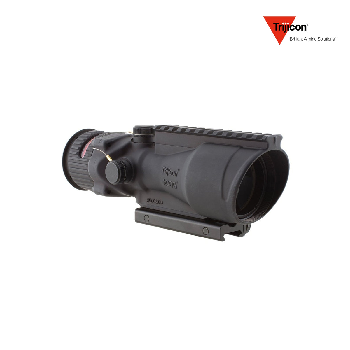 Trijicon ACOG 6x48 rifle scope with a horseshoe and dot reticle