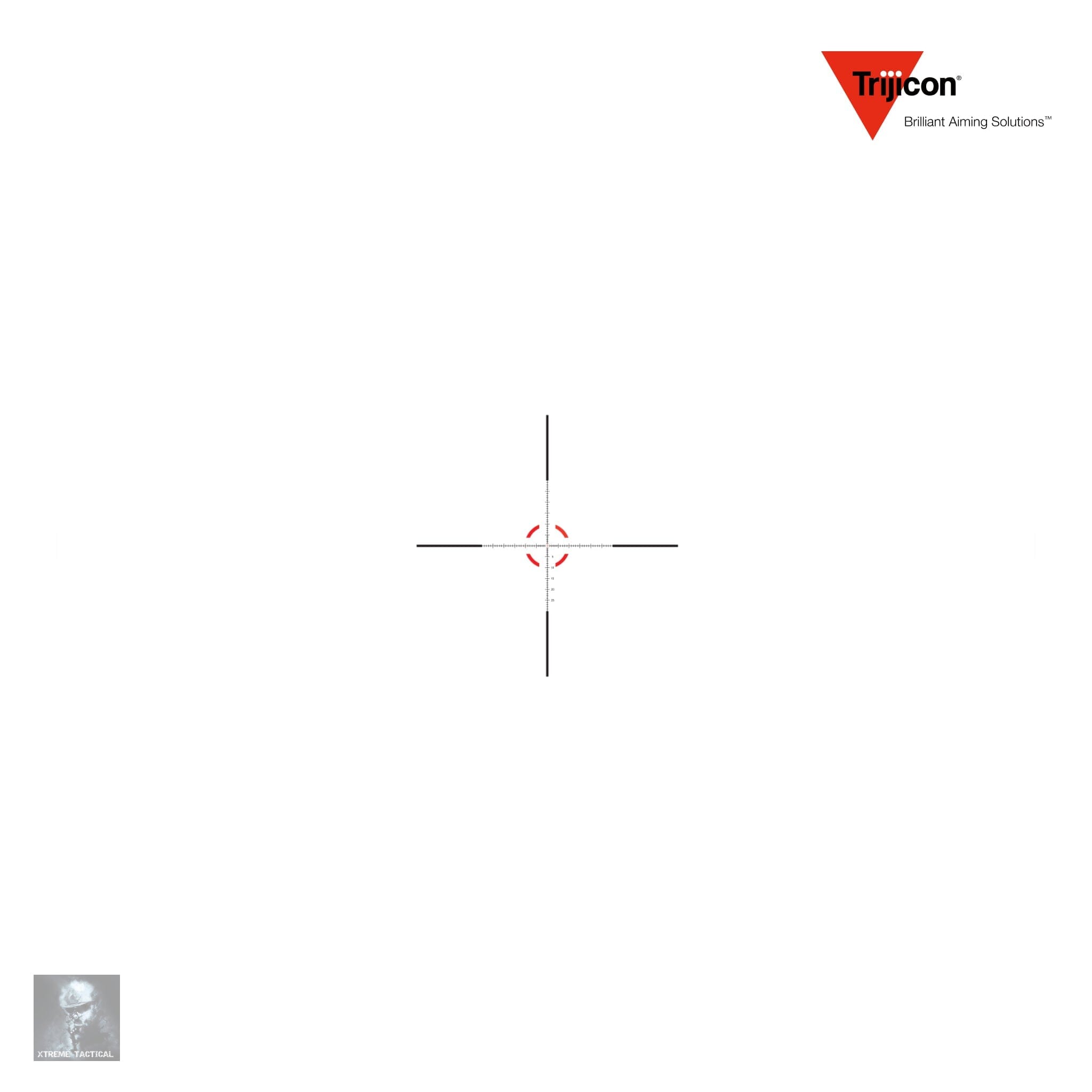 Trijicon Credo 1-6x24 FFP Riflescope Red MRAD Segmented Circle Reticle Rifle Scope Trijicon 