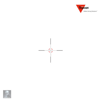 Trijicon Credo 1-6x24 Rifle Scope Red MRAD Segmented Circle Reticle Rifle Scope Trijicon 