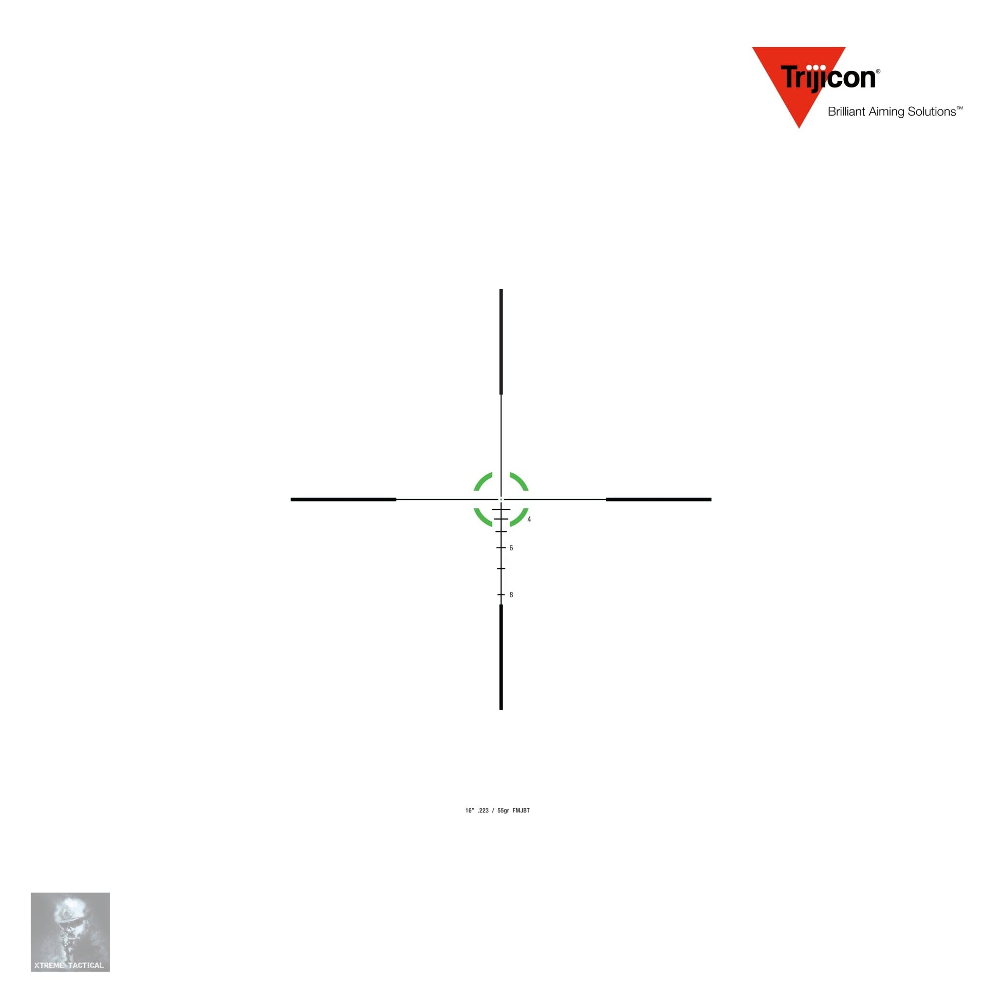 Trijicon Credo 1-6x24 Rifle Scope Green BDC Segmented Circle .223/55gr Reticle - Xtreme Tactical